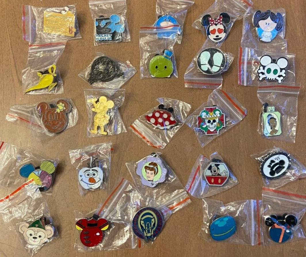 Lot of 25 Disney Trading Pins *RECEIVE THE LOT SHOWN** Lot# 7