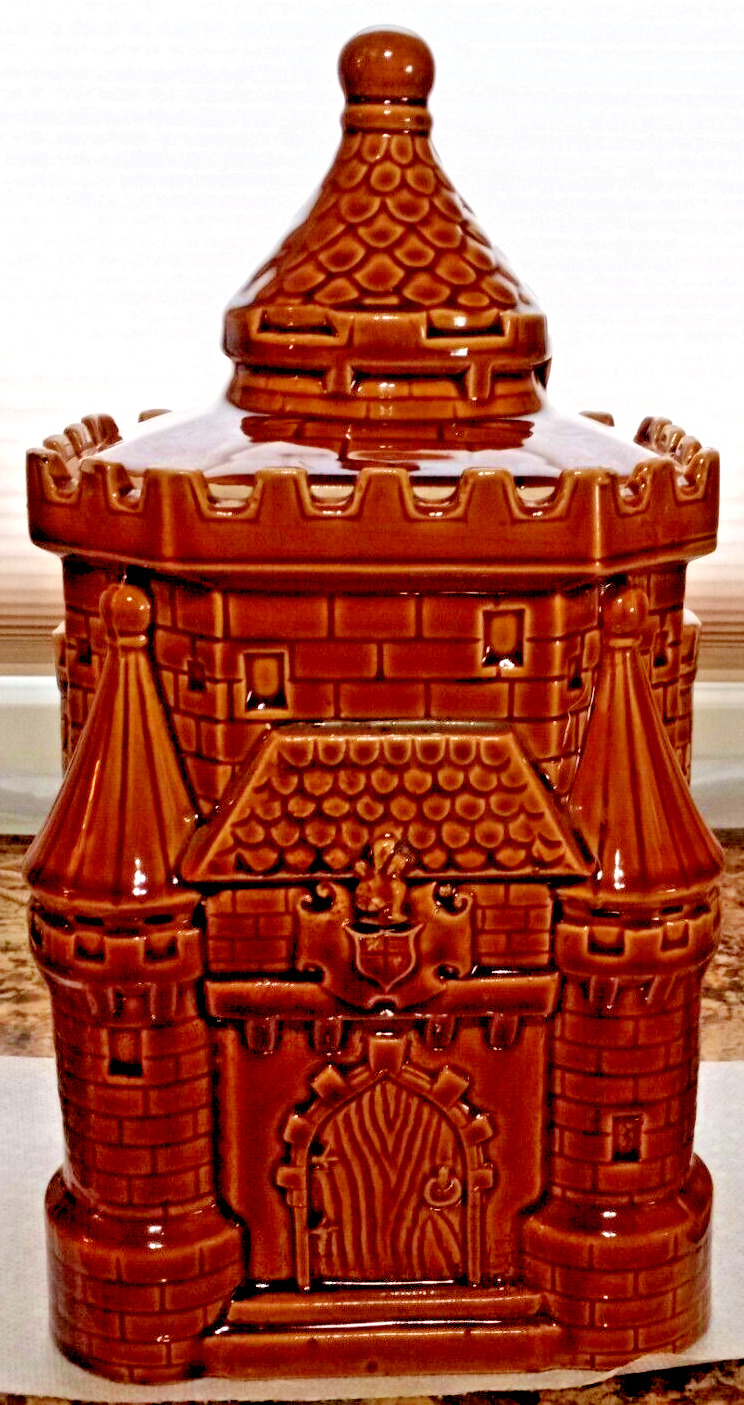 Vintage Royal Sealy Medieval Castle Cookie Jar - 1960's