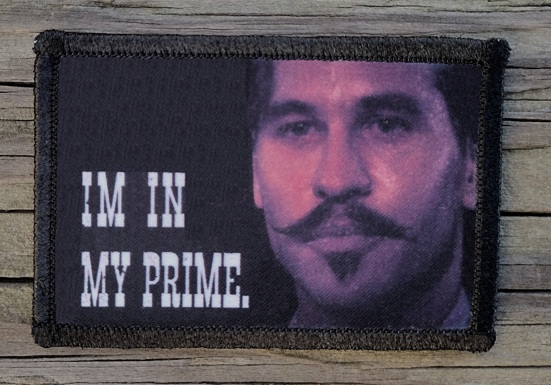 Tombstone I\'m In My Prime Morale Patch Hook and Loop Army Tactical Funny 2A Gear