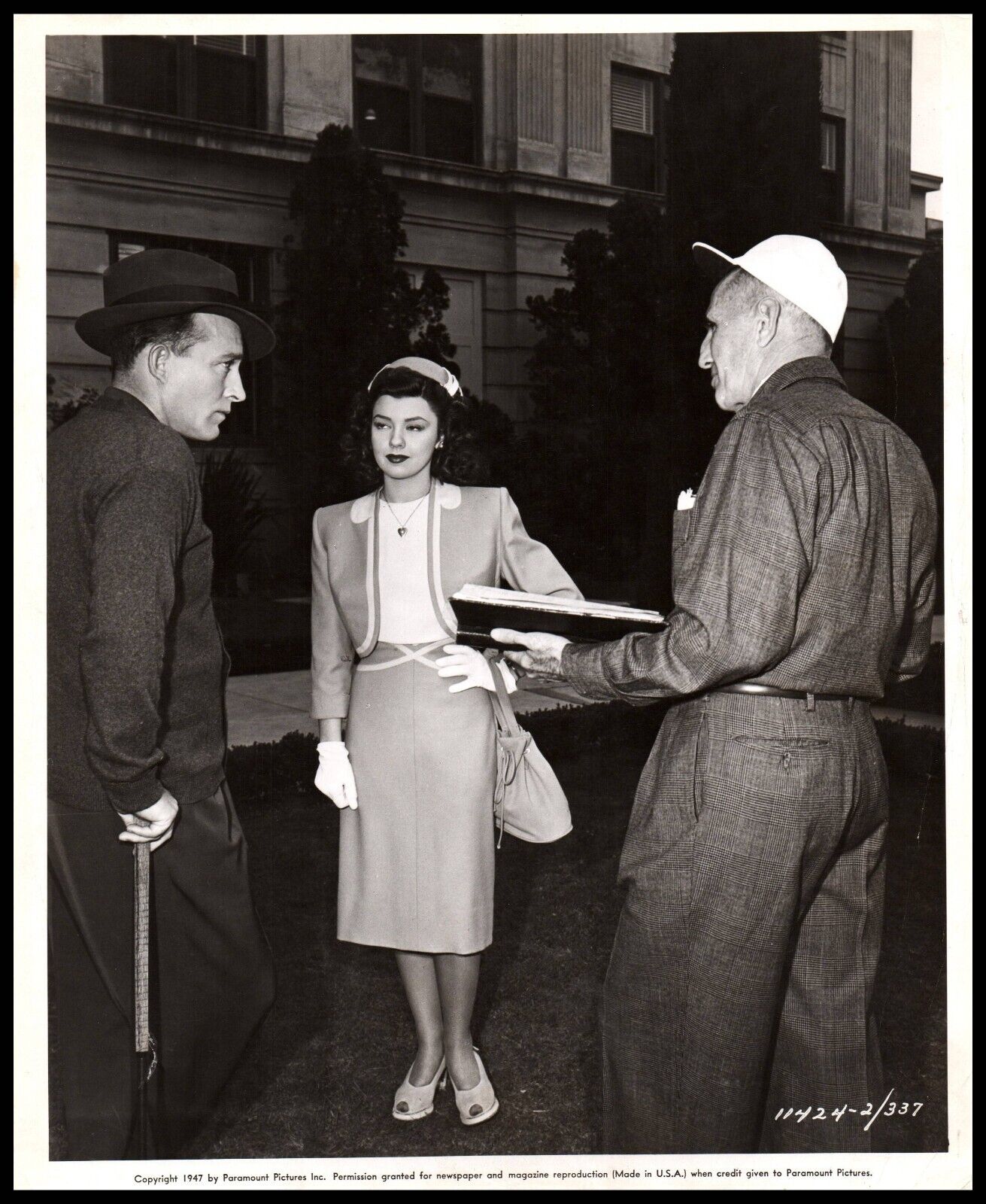 GEORGE MARSHALL DIRECTOR + BING CROSBY + MARY HATCHER 1947 PORTRAIT PHOTO 702