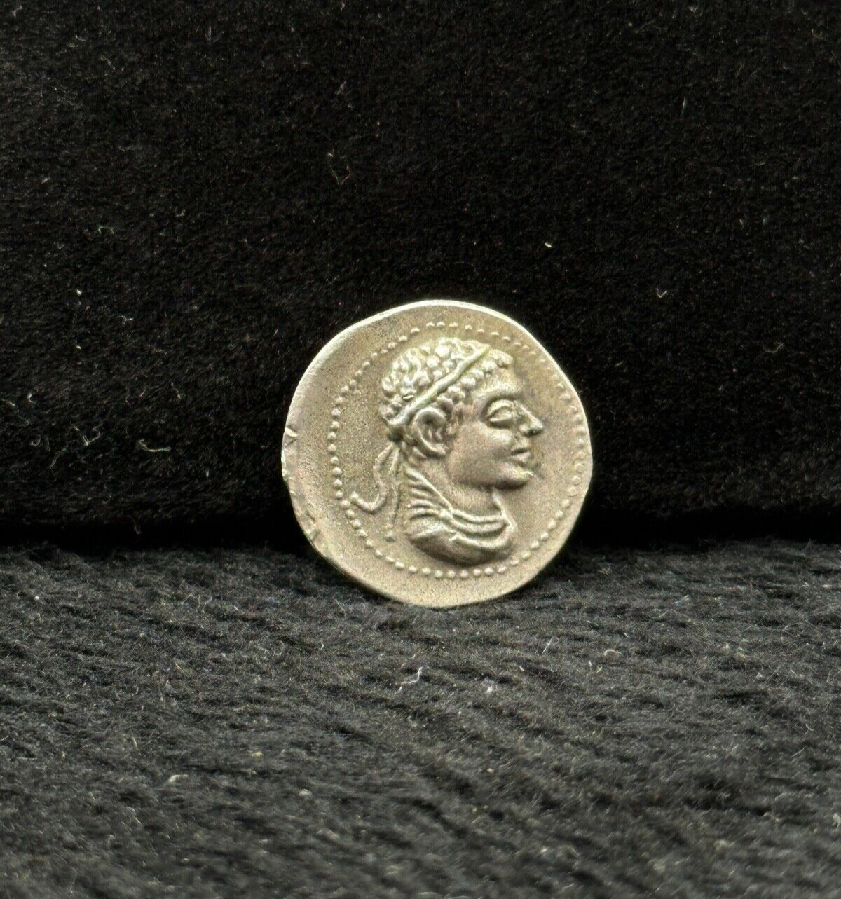 Authentic Unique Beautiful Ancient Roman Greek Solid Silver Coin