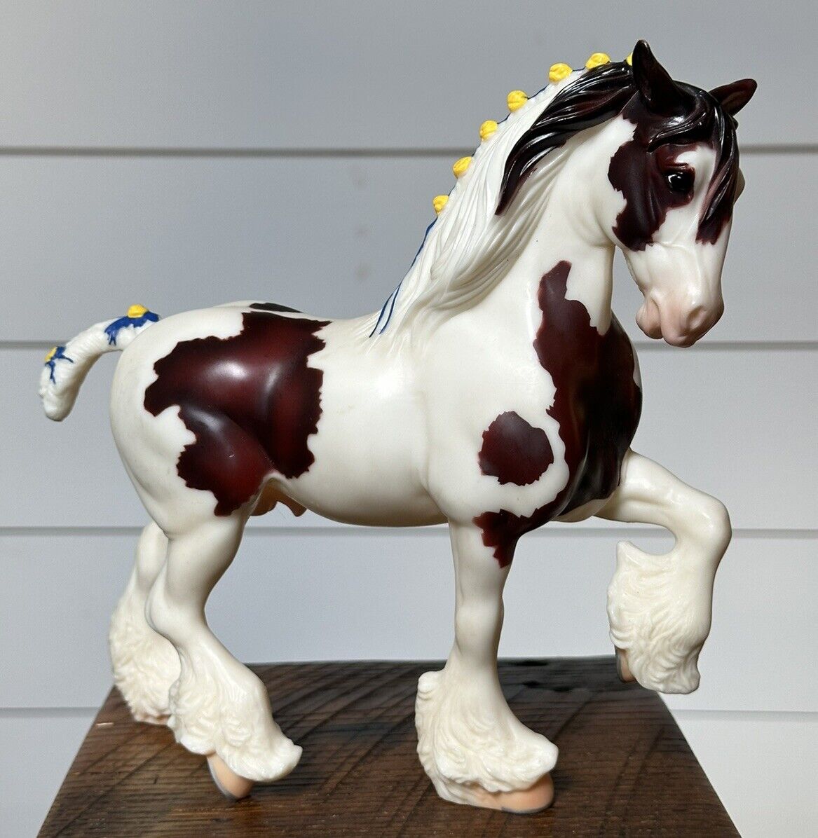 Breyer 2003 Spotted Pinto Draft Shire Model Horse Figurine Statue HTF Rare