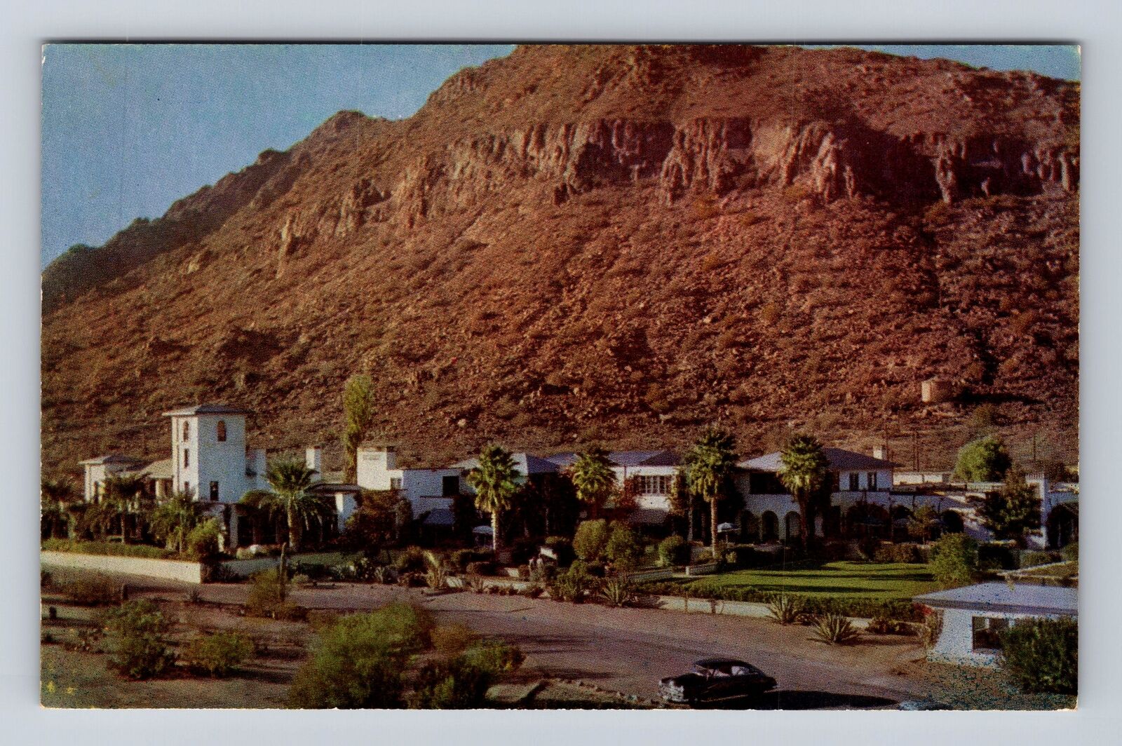 Phoenix AZ-Arizona, Paradise Inn, Advertisement, Antique, Vintage Postcard