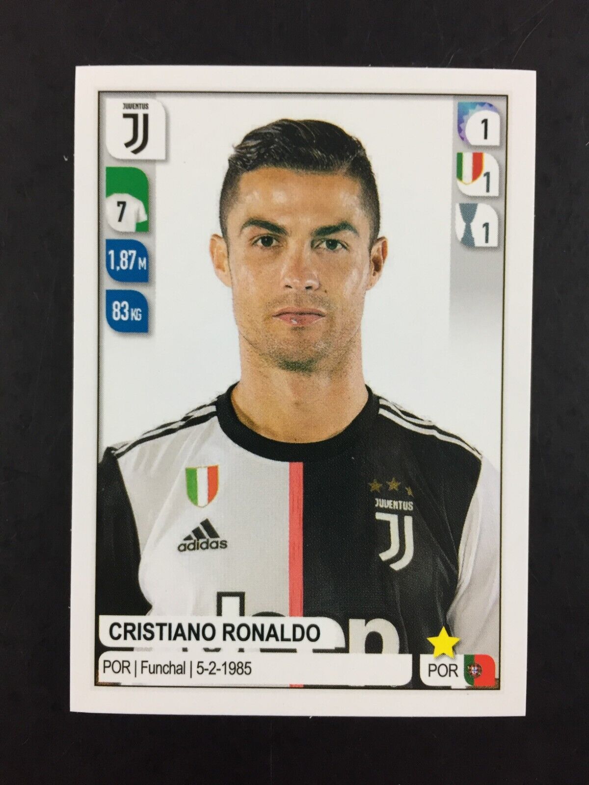 2020 Cristiano Ronaldo Panini Calciatori Sticker (19-20) #259