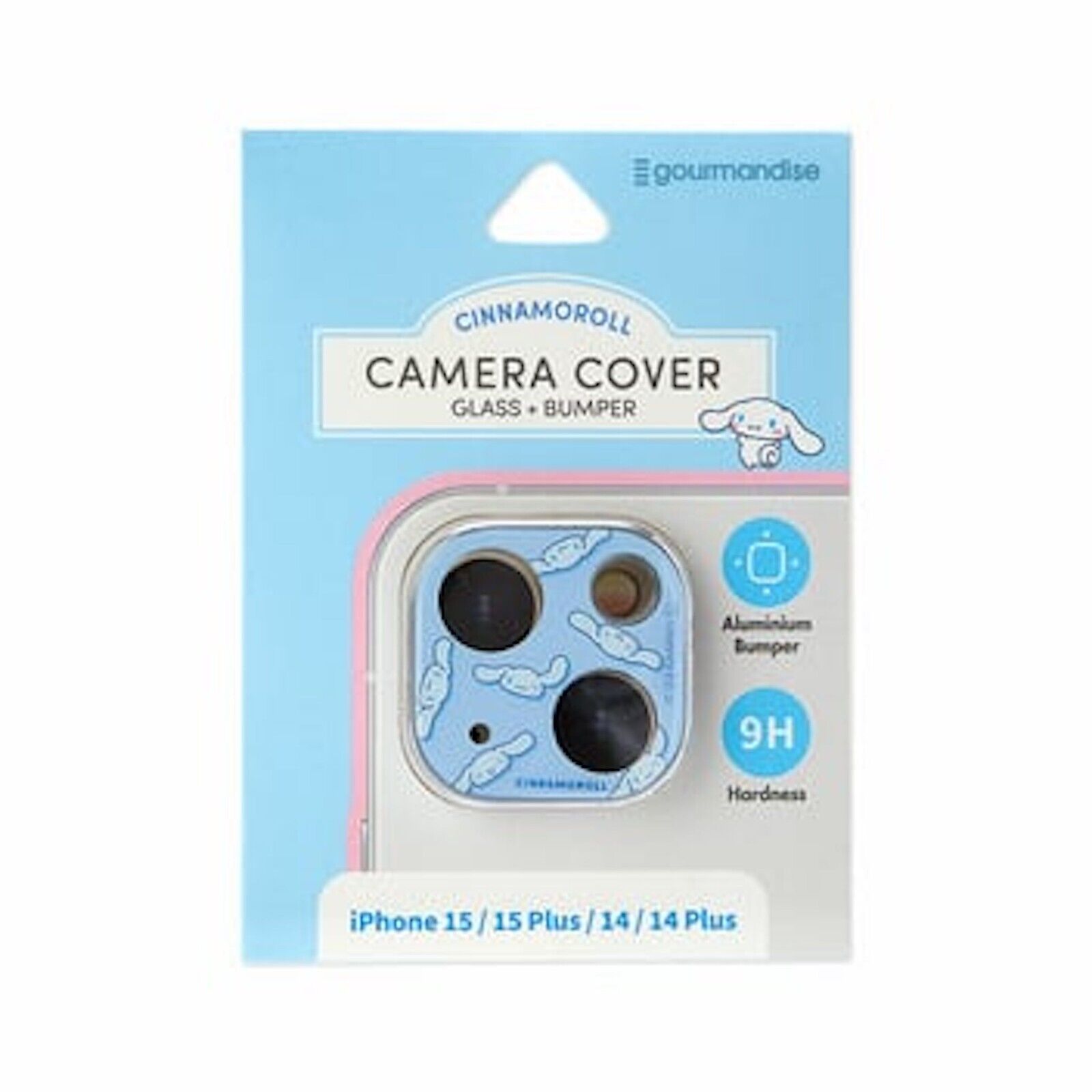 Sanrio Cinnamoroll Camera Cover Compatible with iPhone 15/15 Plus/14 Plus