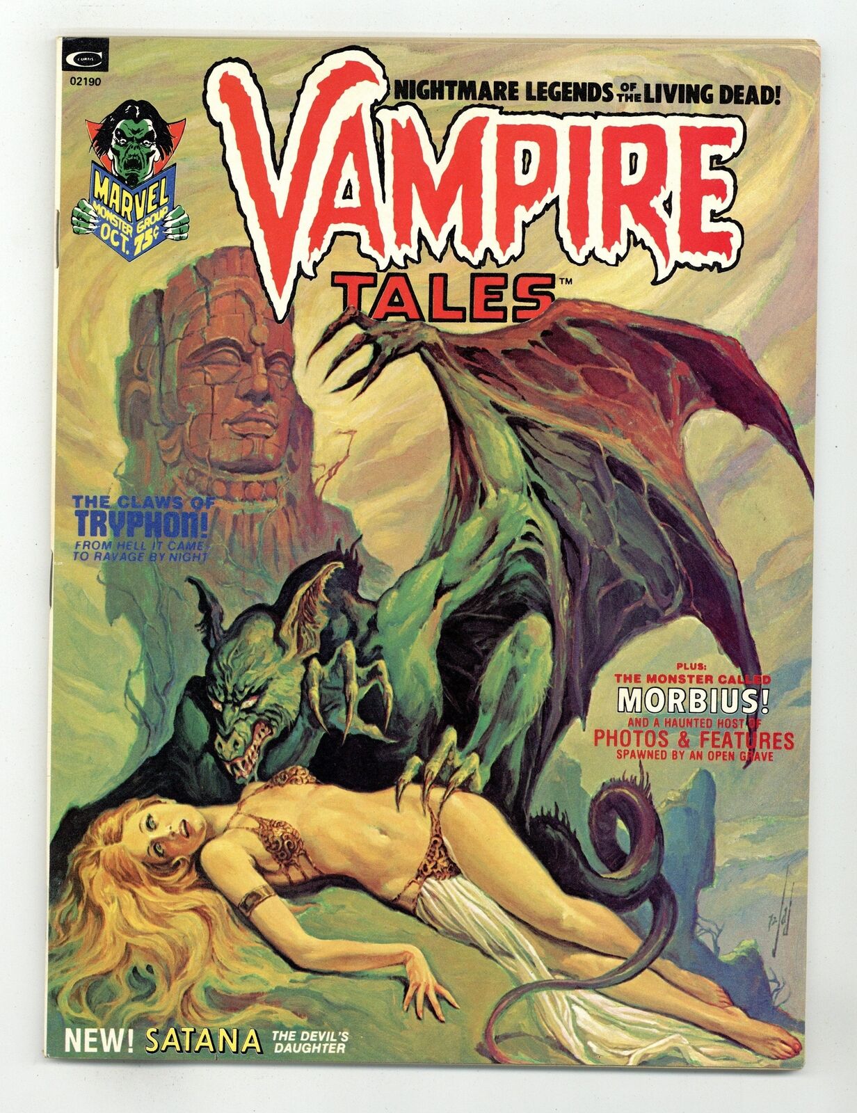 Vampire Tales #2 FN/VF 7.0 1973 1st app. Satana