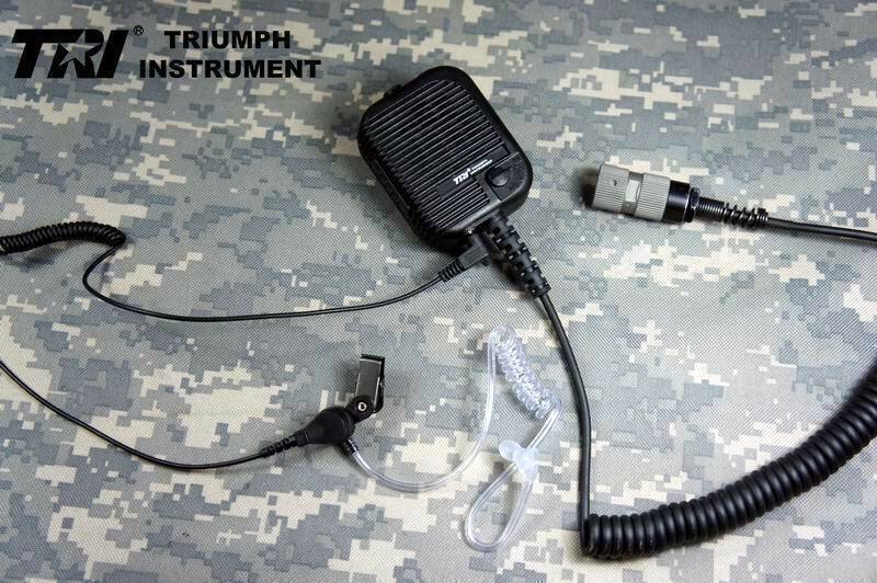 TRI Multi-function Tactical Hand Microphone With Air Duct For PRC-152 THALES 148