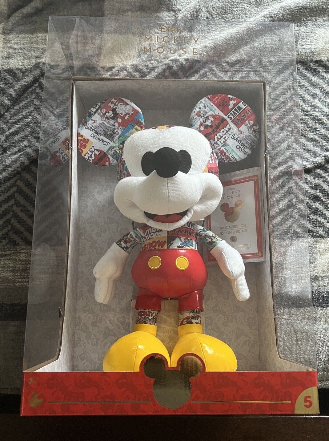 BRAND NEW Disney Year Of The Mouse #5 May Special Edition Mickey Plush 2020