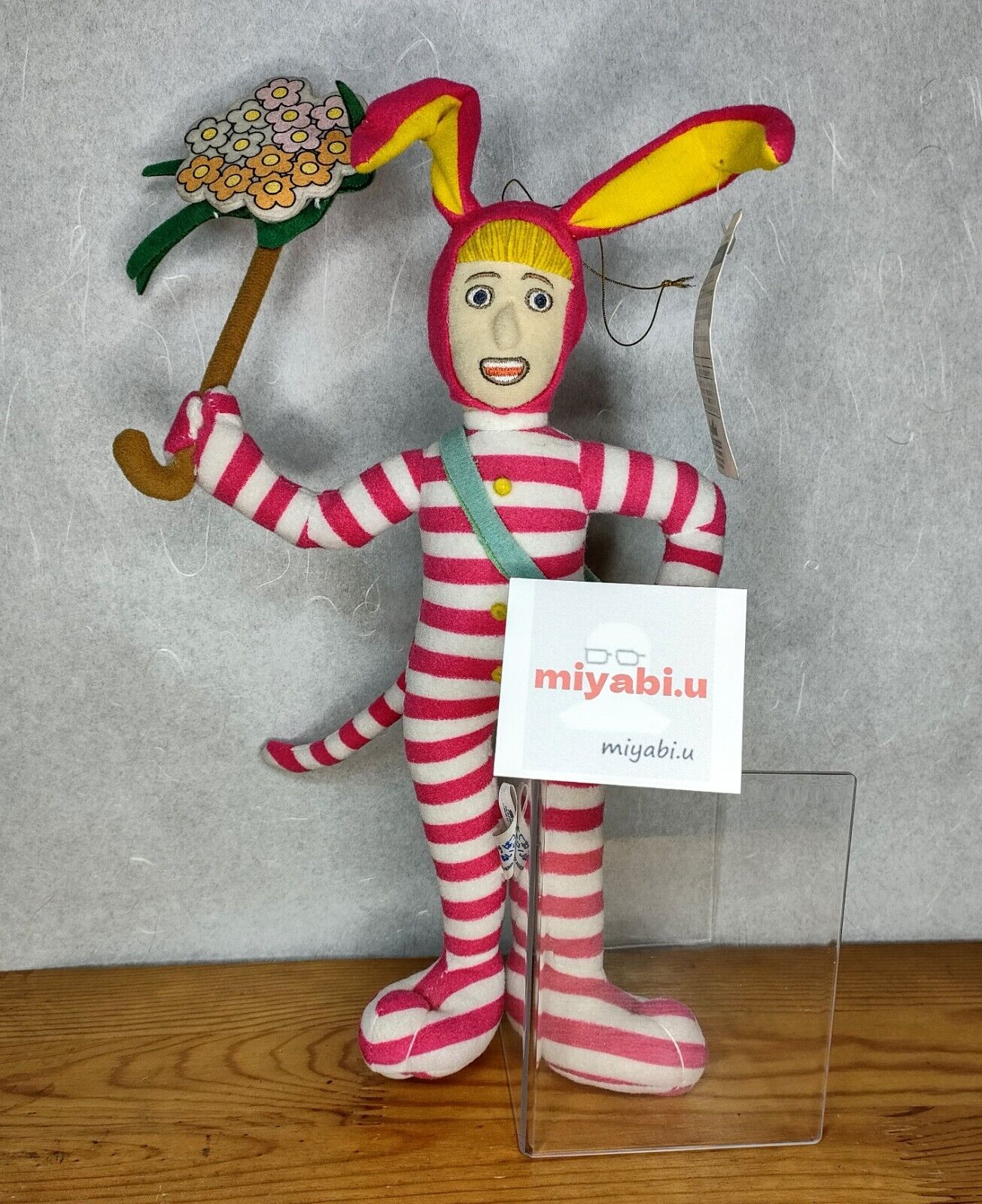 Popee the performer Plush Doll Soft Stuffed toy Flower wand SEGA Prize 26cm
