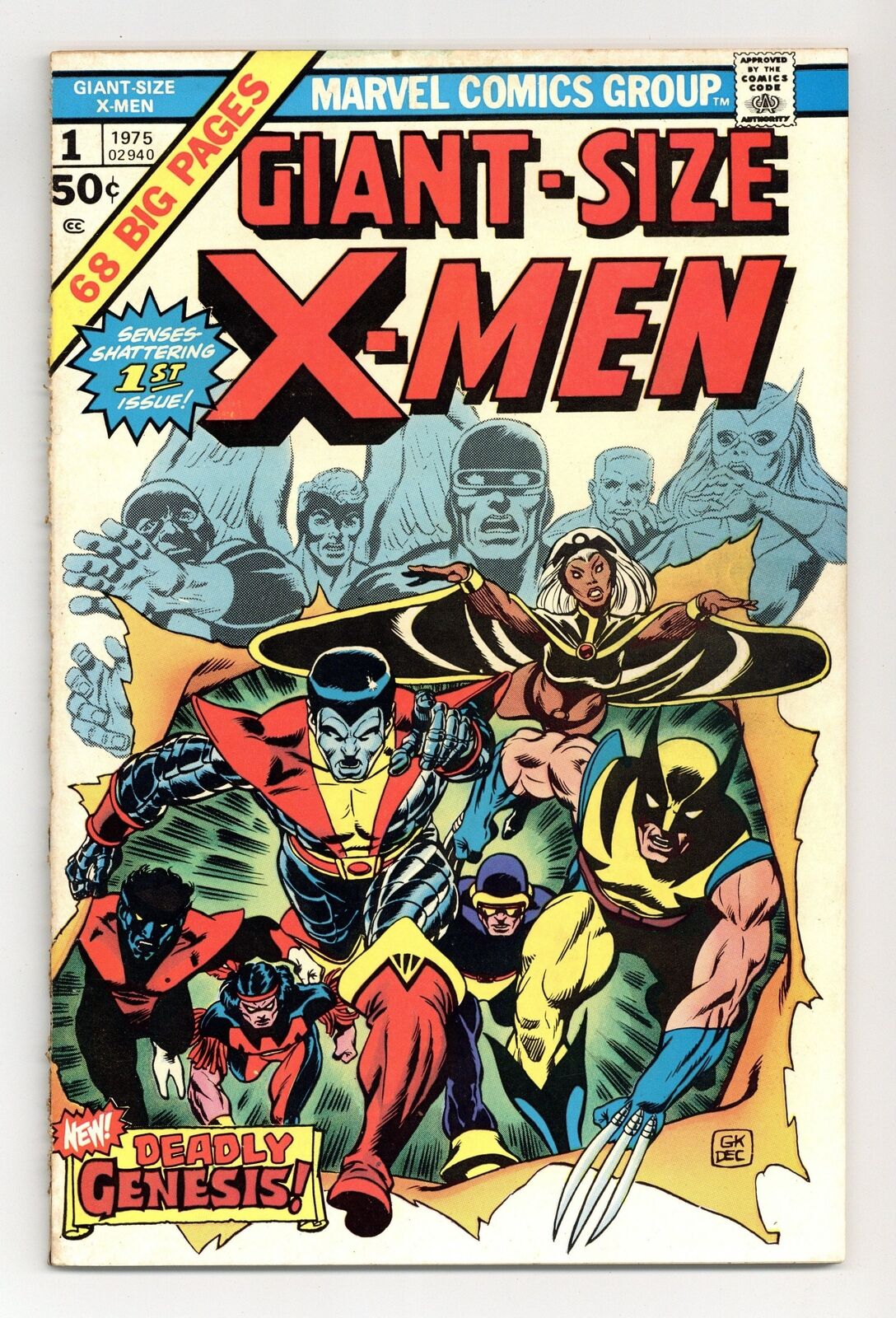 Giant Size X-Men #1 FR 1.0 1975 1st app. Nightcrawler