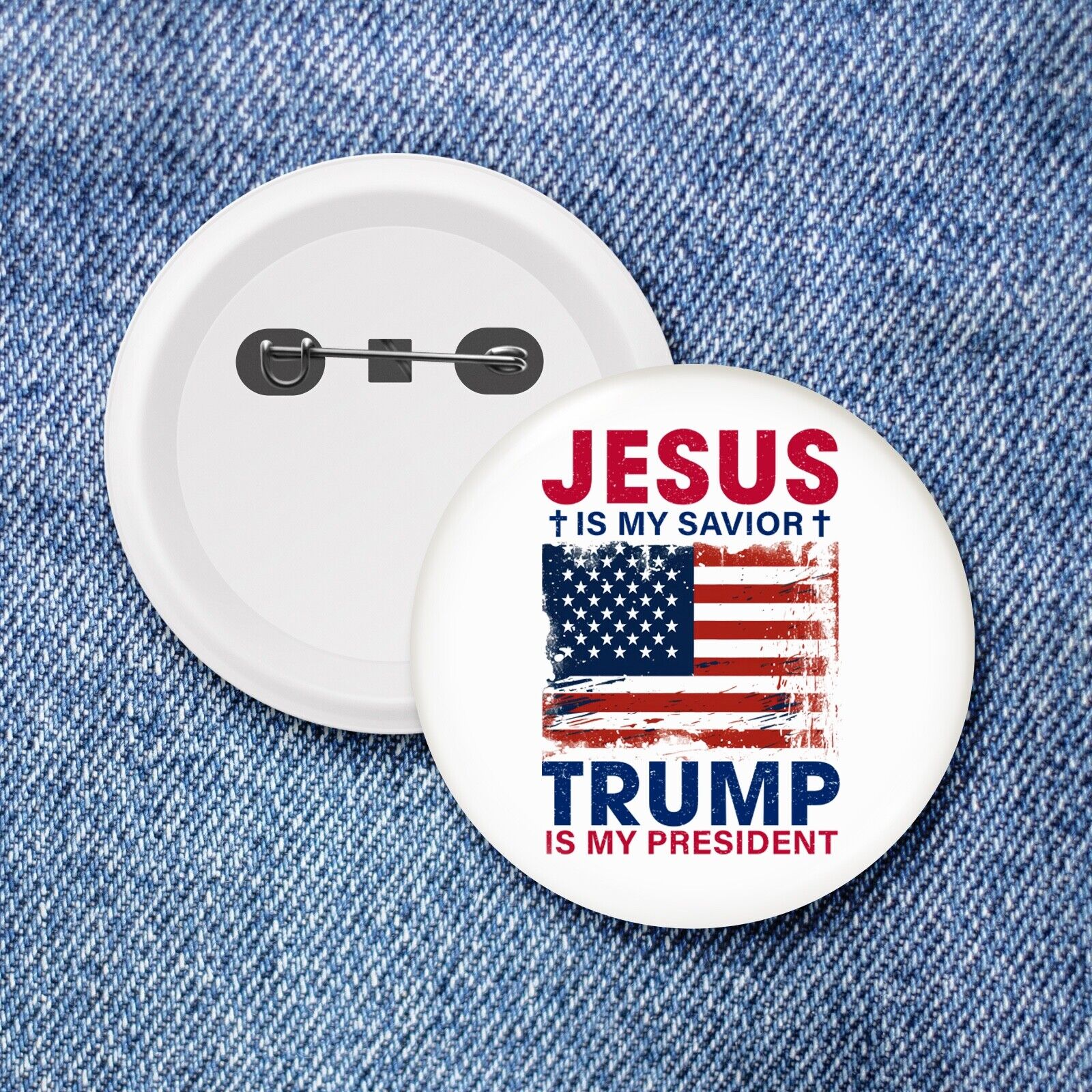 Jesus is My Savior Trump is My President 2.25
