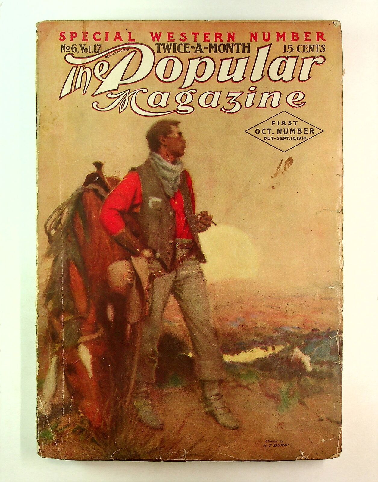 Popular Magazine Pulp Oct 1 1910 Vol. 17 #6 VG- 3.5