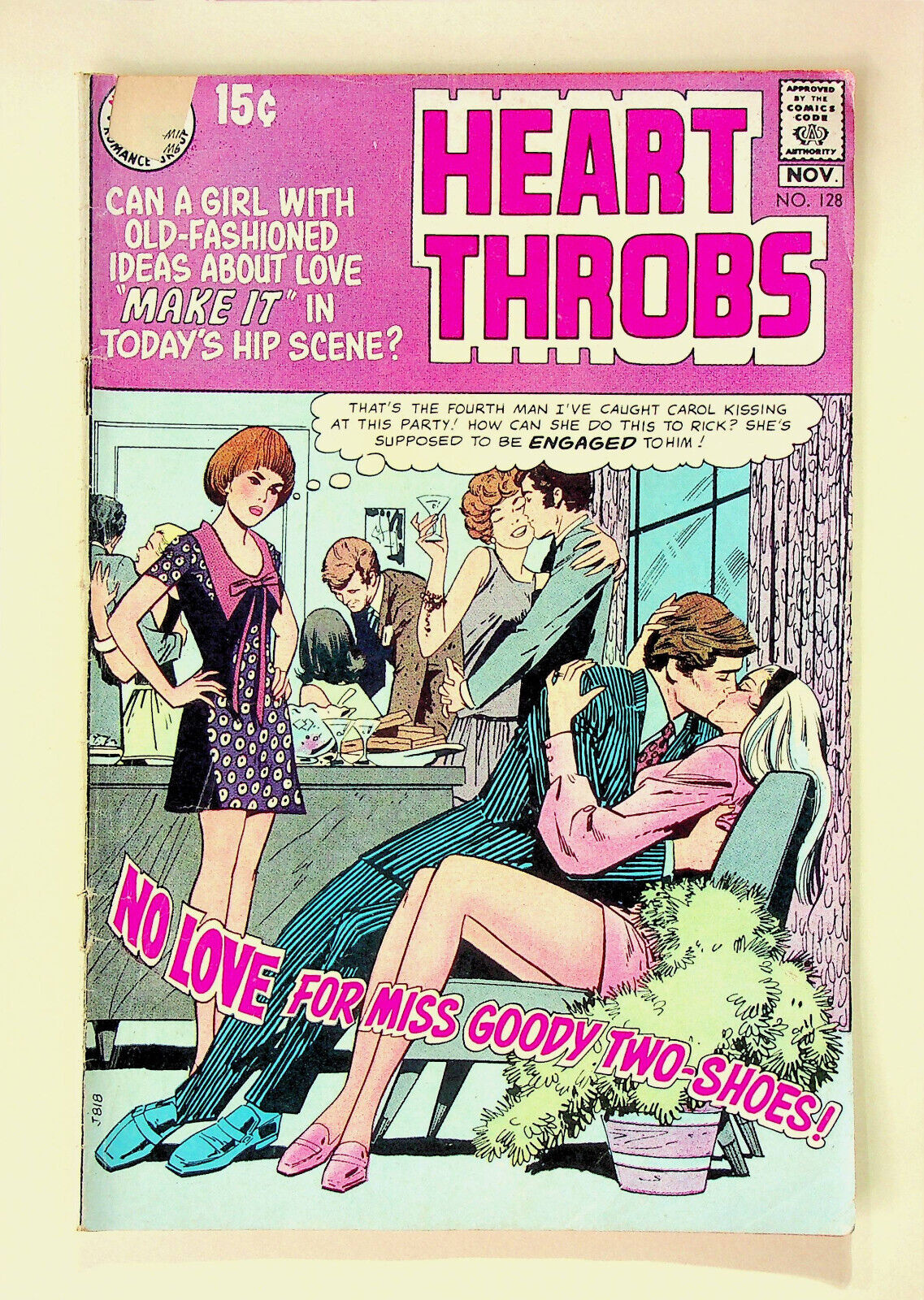 Heart Throbs #128 (Oct-Nov 1970, DC) - Good-