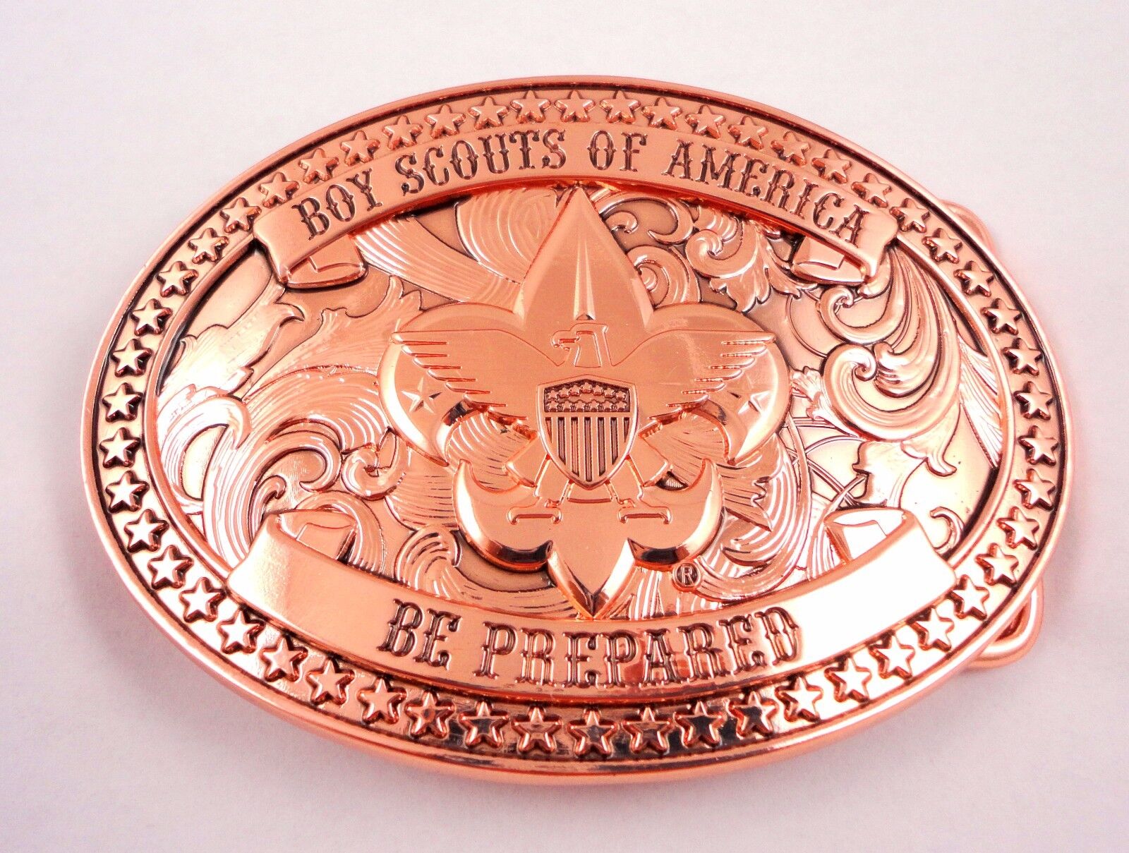 Boy Scouts of America Beautiful Copper BSA Belt Buckle - Great Eagle Gift Idea