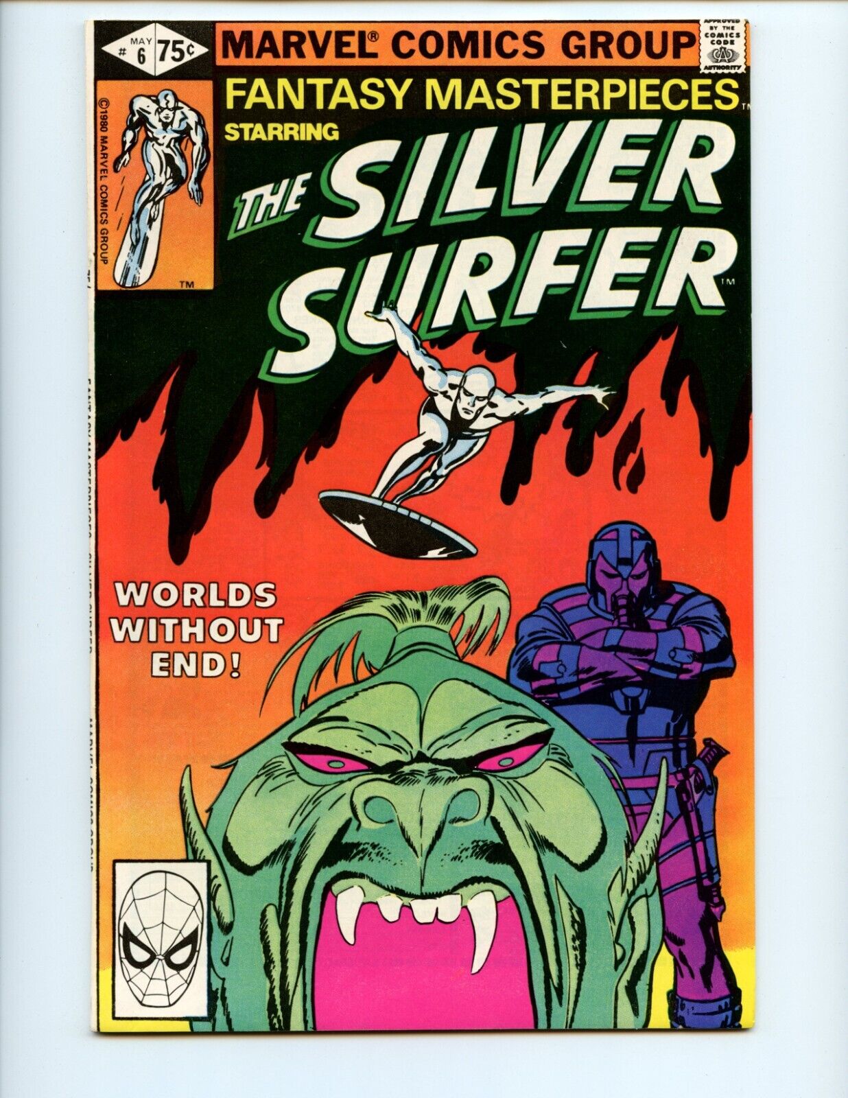 Fantasy Masterpieces #6 Comic 1980 VF/NM Black Diamond Variant Silver Surfer