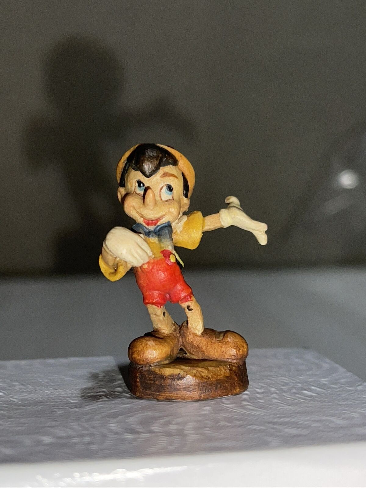 Anri Carved Pinocchio Wood Figure Limited Edition 423/500 Italy