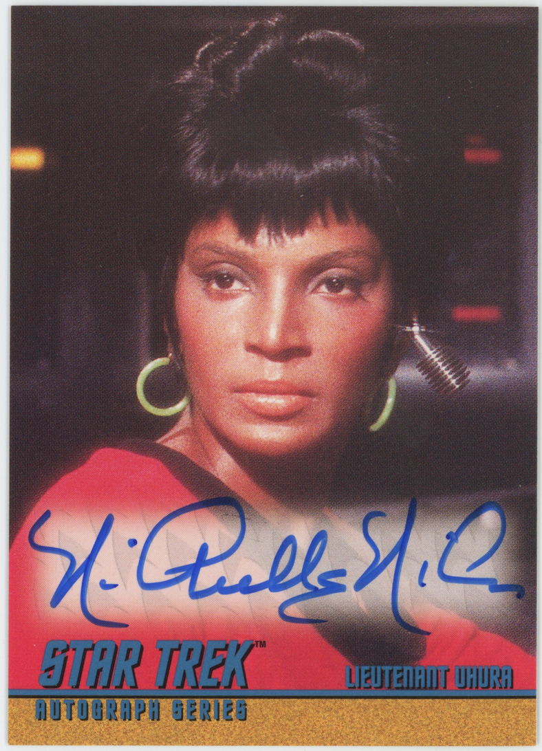 Nichelle Nichols 1997 Skybox Star Trek Original Uhura A34 Auto Signed 26613