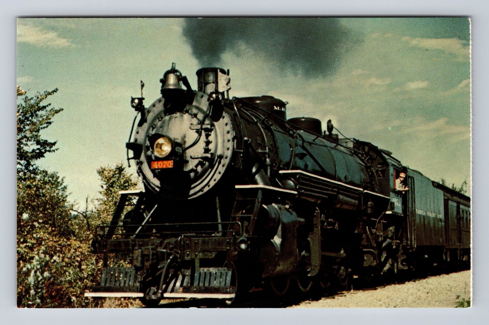 Bath OH- Ohio, Cuyahoga Valley Line, Antique, Vintage Souvenir Postcard