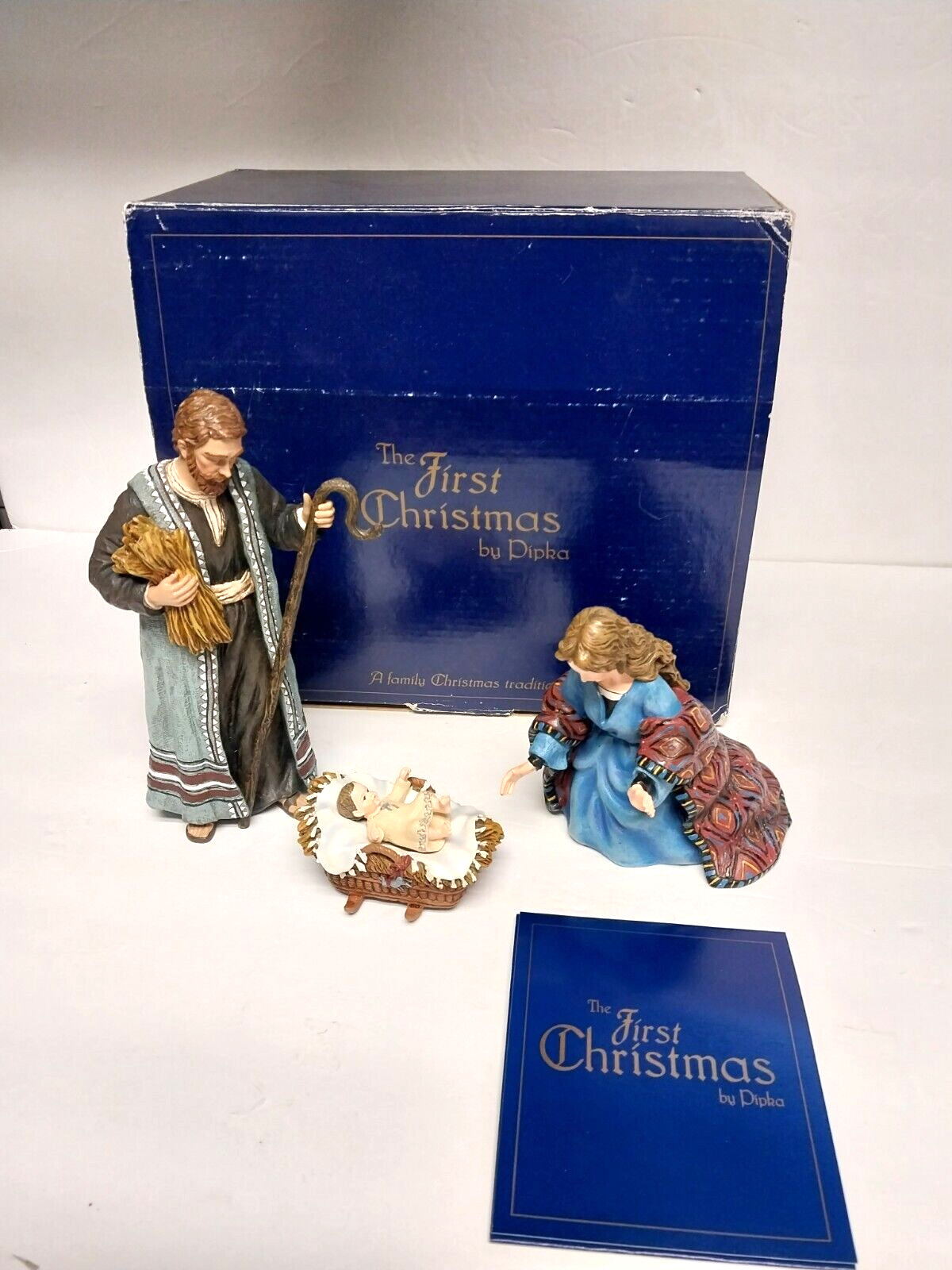 Pipka  First Christmas  The holy family set  in  Box  First edition NICE 2000