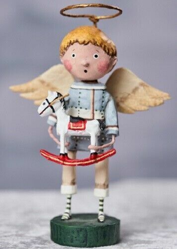 ESC & Co TOY SHOPPE ANGEL Christmas figurine, Lori Mitchell, 11107 NIB