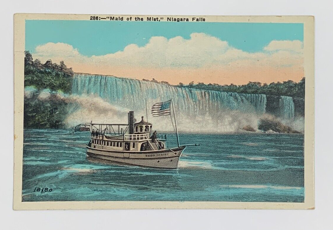 Maid of the Mist Niagara Falls New York Postcard Unposted