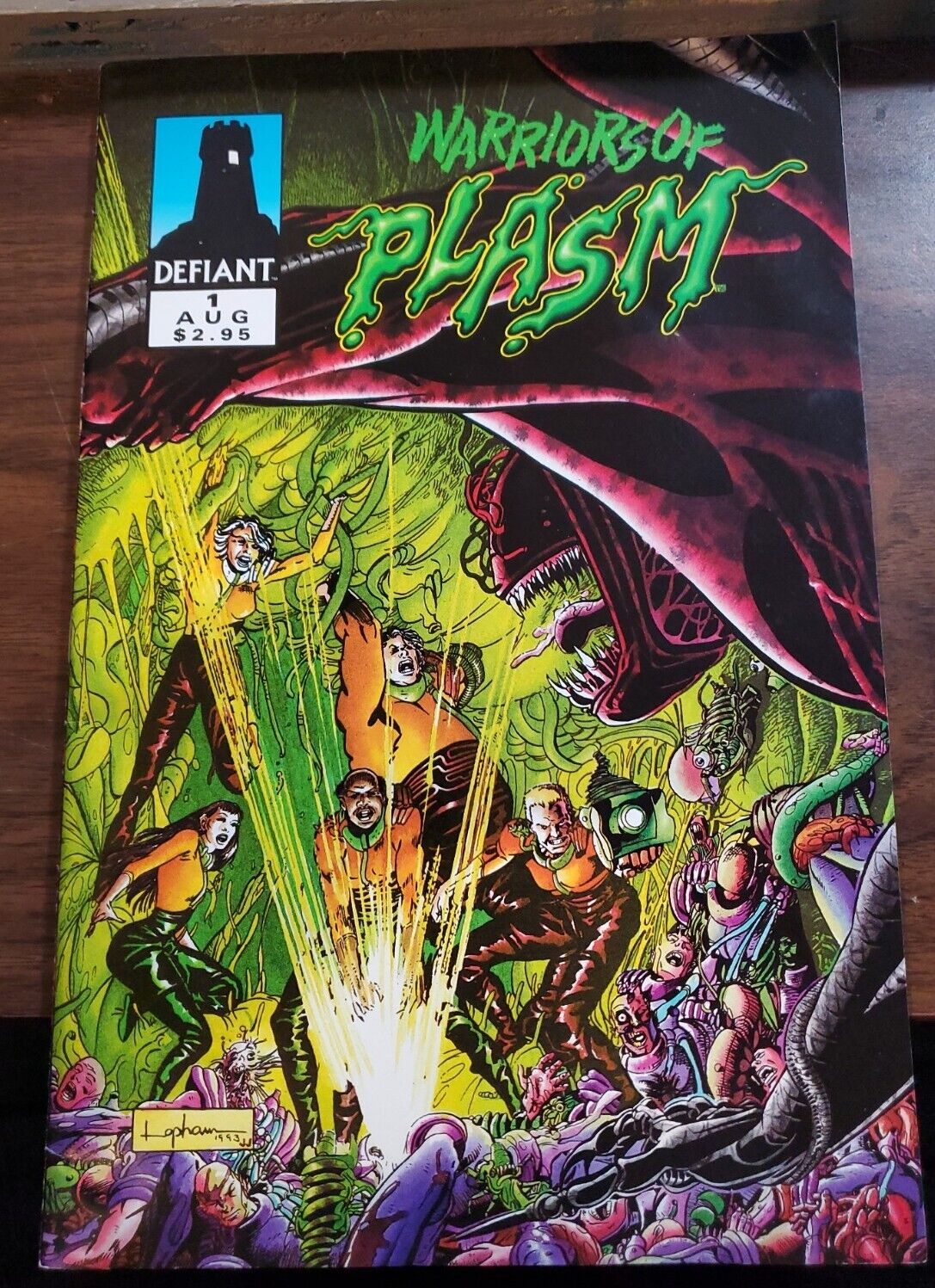 Defiant Comics Warriors Of Plasm Comic Book 1993