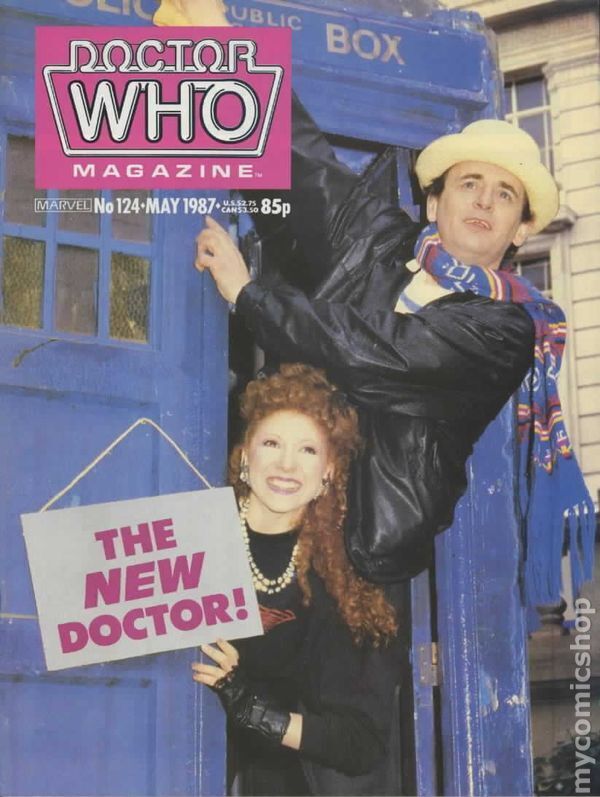 Doctor Who Magazine #124 VG- 3.5 1987 Stock Image Low Grade