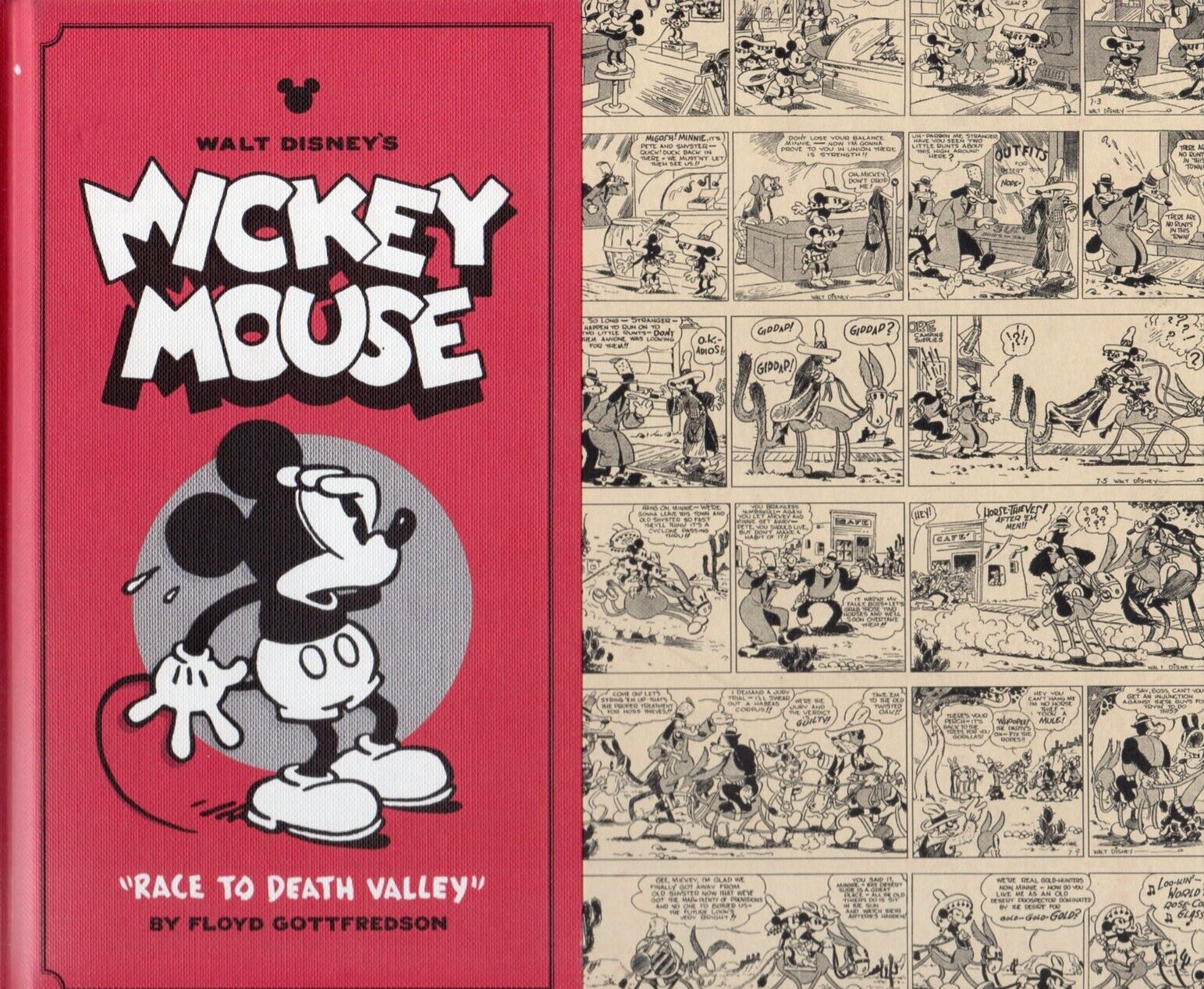 Walt Disney's Mickey Mouse Series Vol. 1: Race To Death Valley 1930s Comic Strip