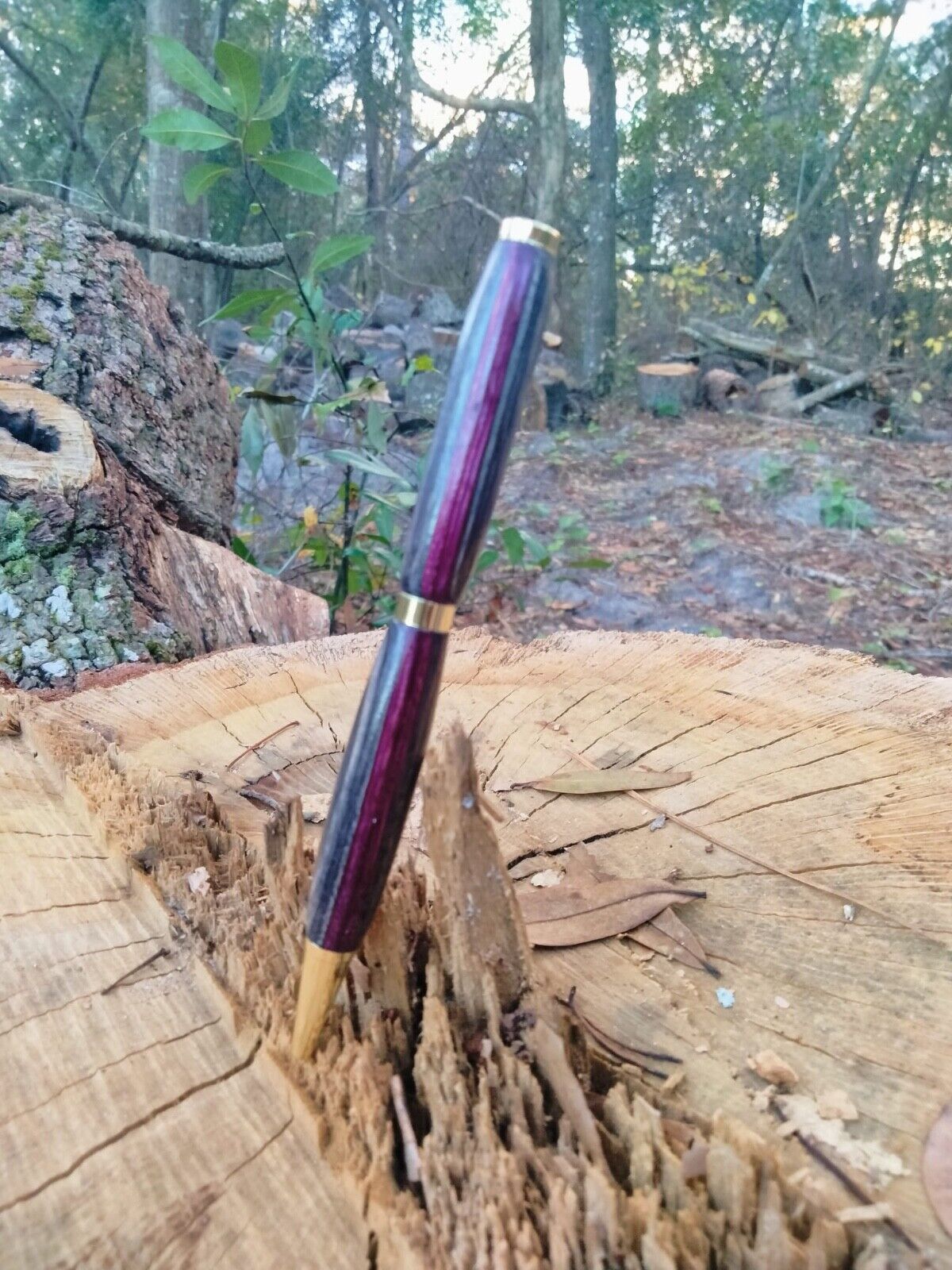 Handmade custom exotic wooden pen 