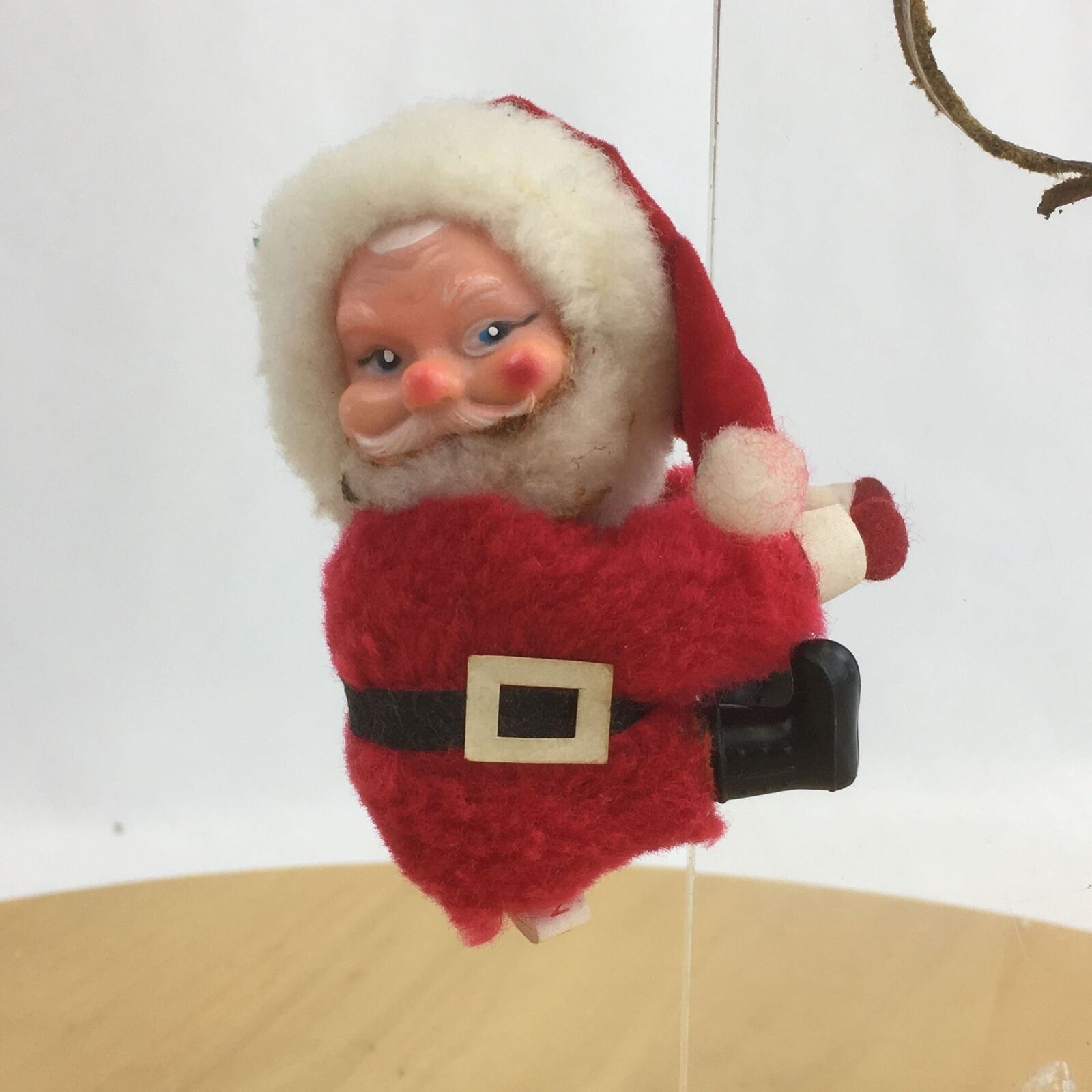 Vintage Santa Claus Clip On Christmas Décor Korea Clipper Hugger Grabber