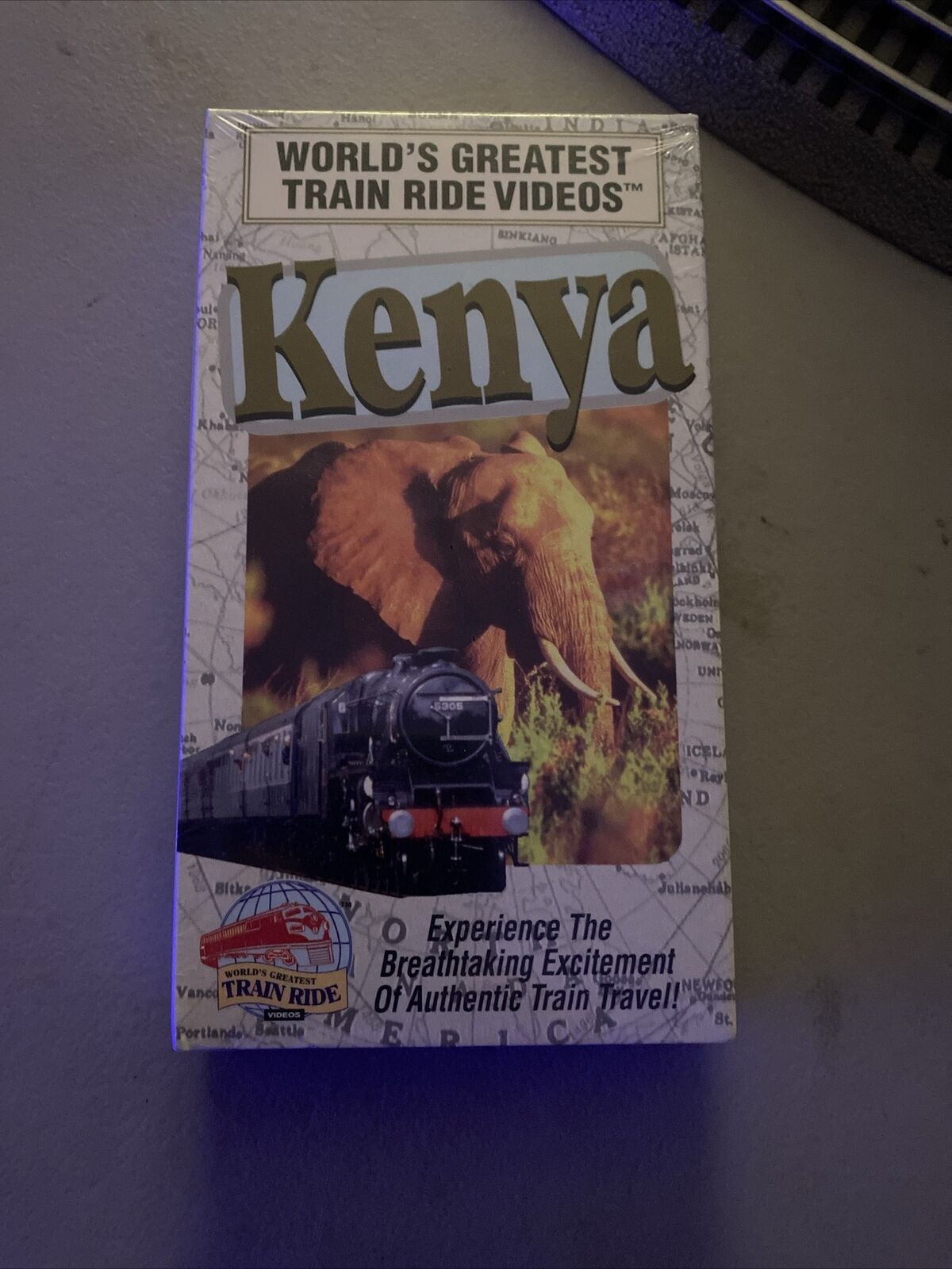 Worlds Greatest Train Ride Videos VHS 1996 NEW SEALED Kenya Africa Animals