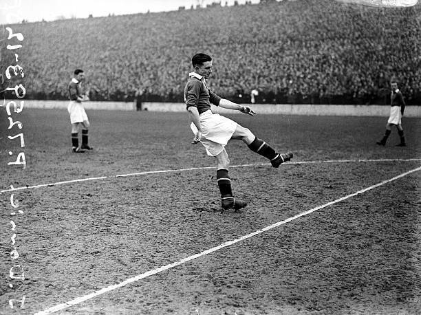John Downie Manchester United Soccer Historic Old Photo