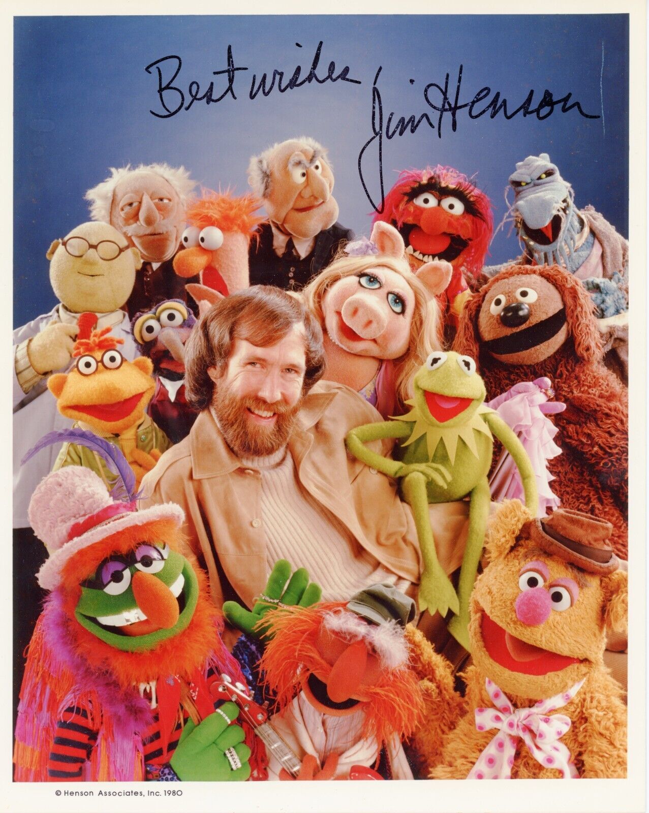 Jim Henson ~ Signed Autographed The Muppets Photo ~ PSA DNA