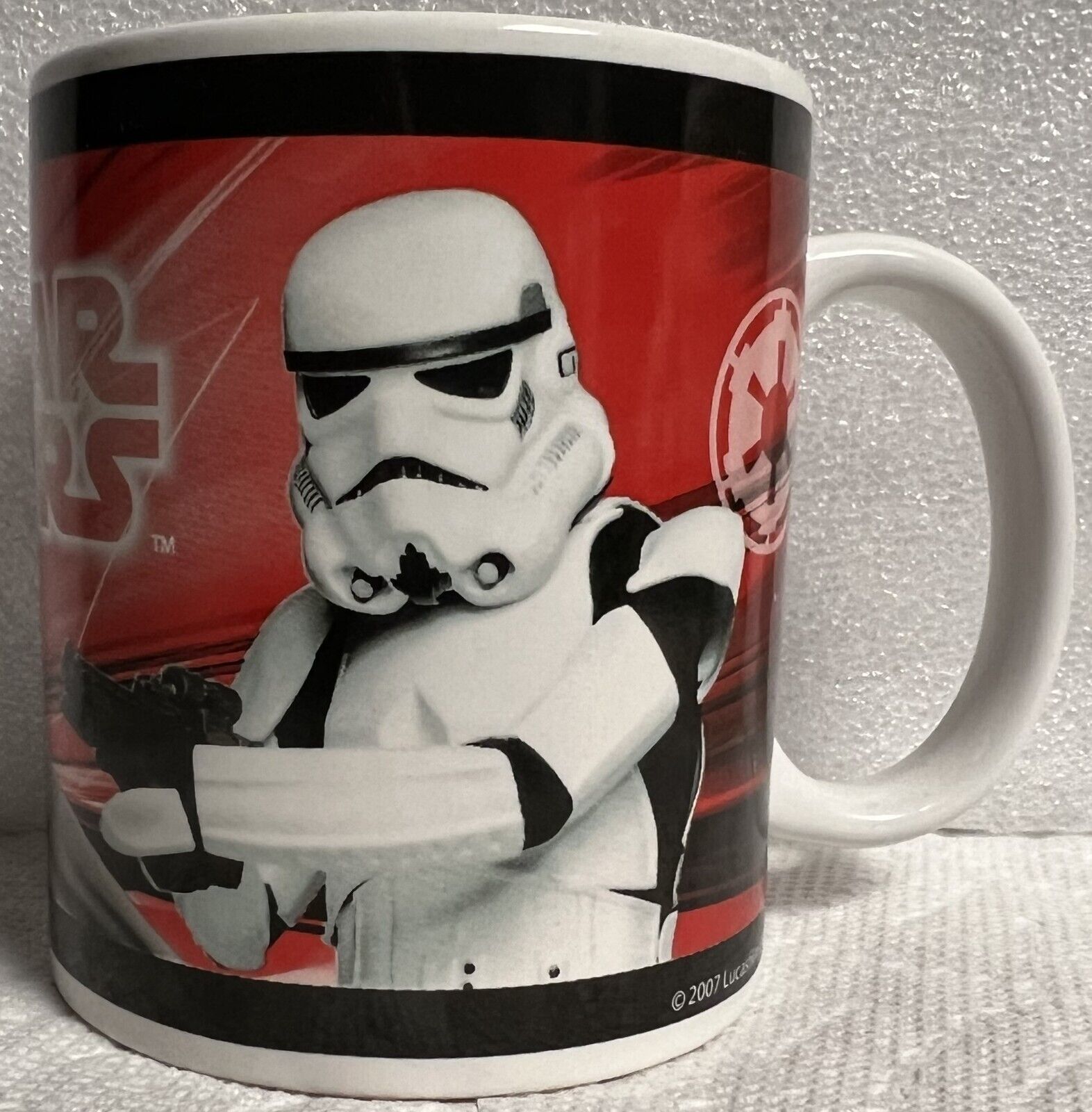 STAR WARS Darth Vader & Stormtrooper 2007 Lucasfilm Galerie 12 0z coffee cup mug