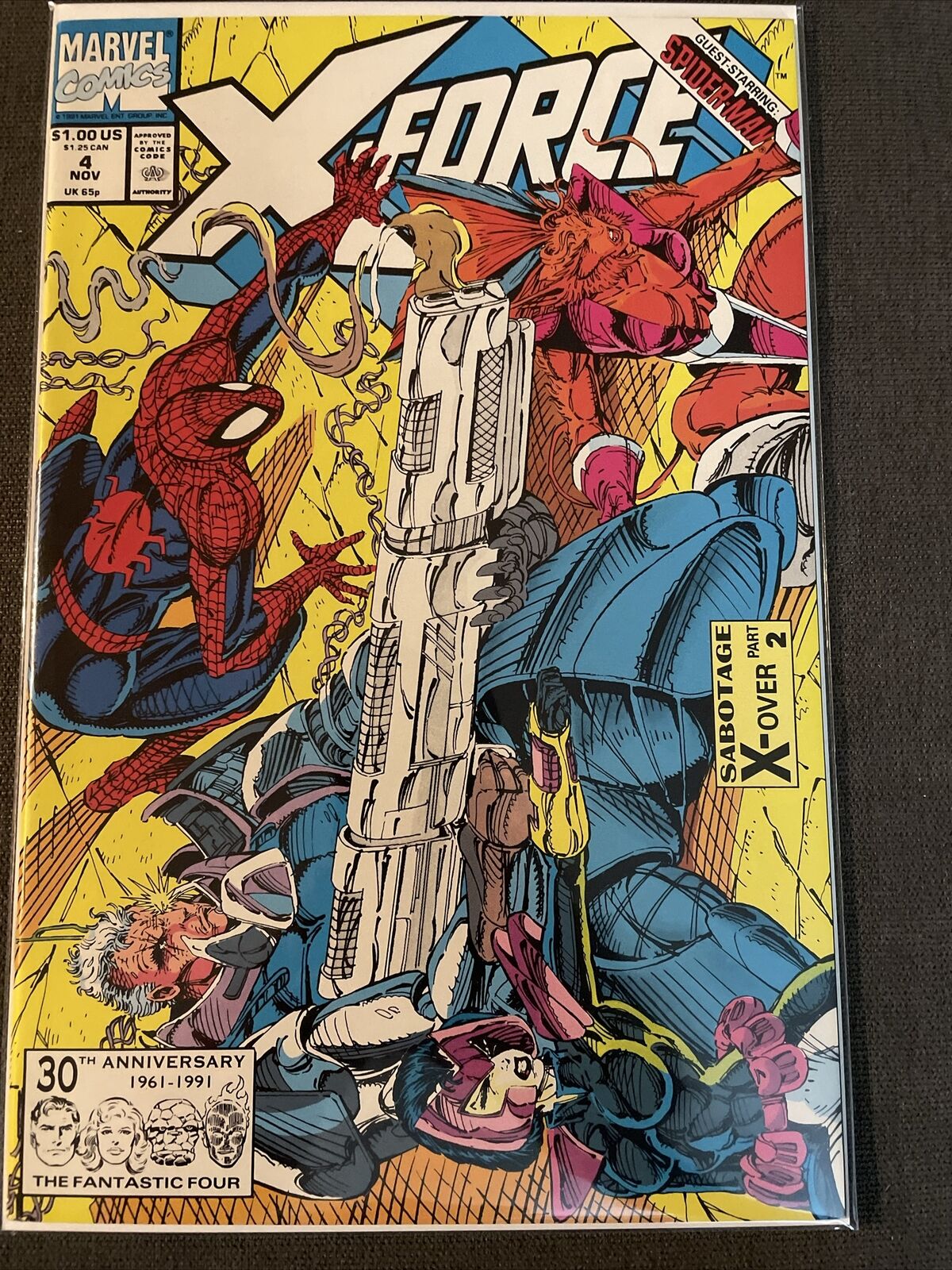 Marvel - X-FORCE #4 (Great Condition) bagged and boarded