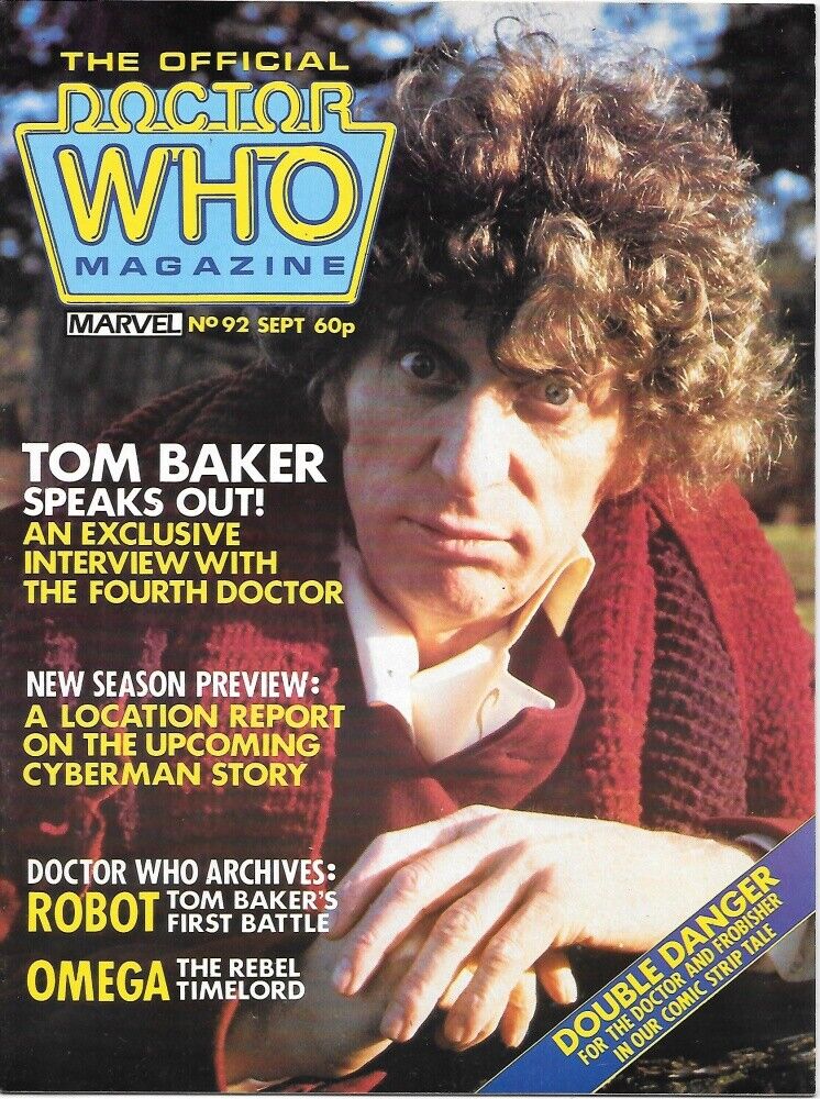 Doctor Who Monthly Comic Magazine #92 Tom Baker Cover 1984 VERY FINE