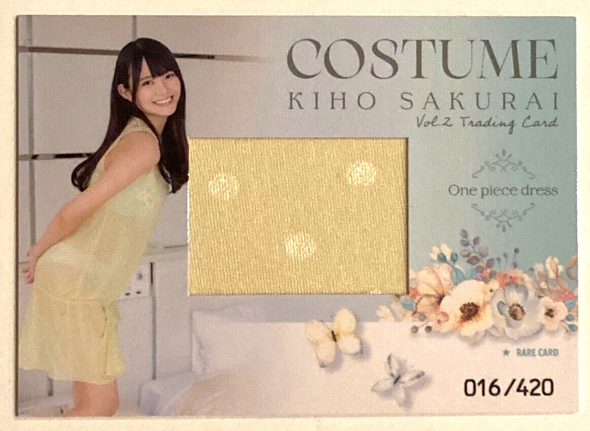 Kiho Sakurai First Trading Card Japan gravure Big costume Card 03 pin spot 016