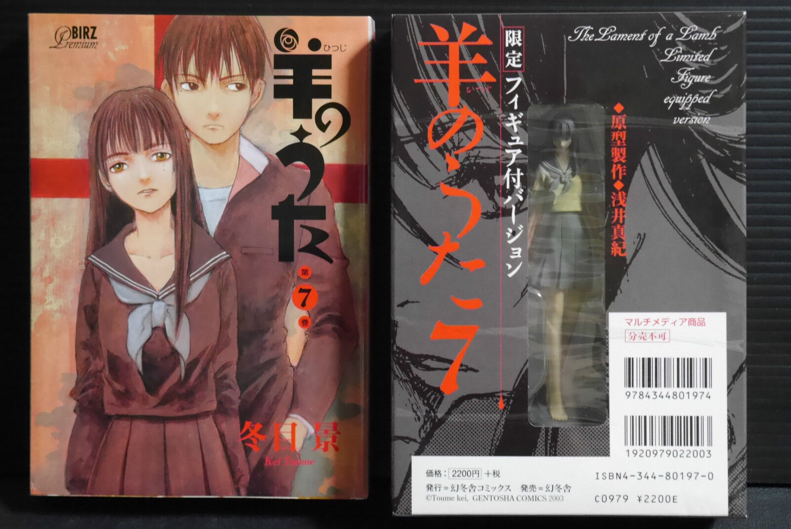 Lament of the Lamb / Hitsuji no Uta Manga 7 Limited Edition by Kei Toume - JAPAN