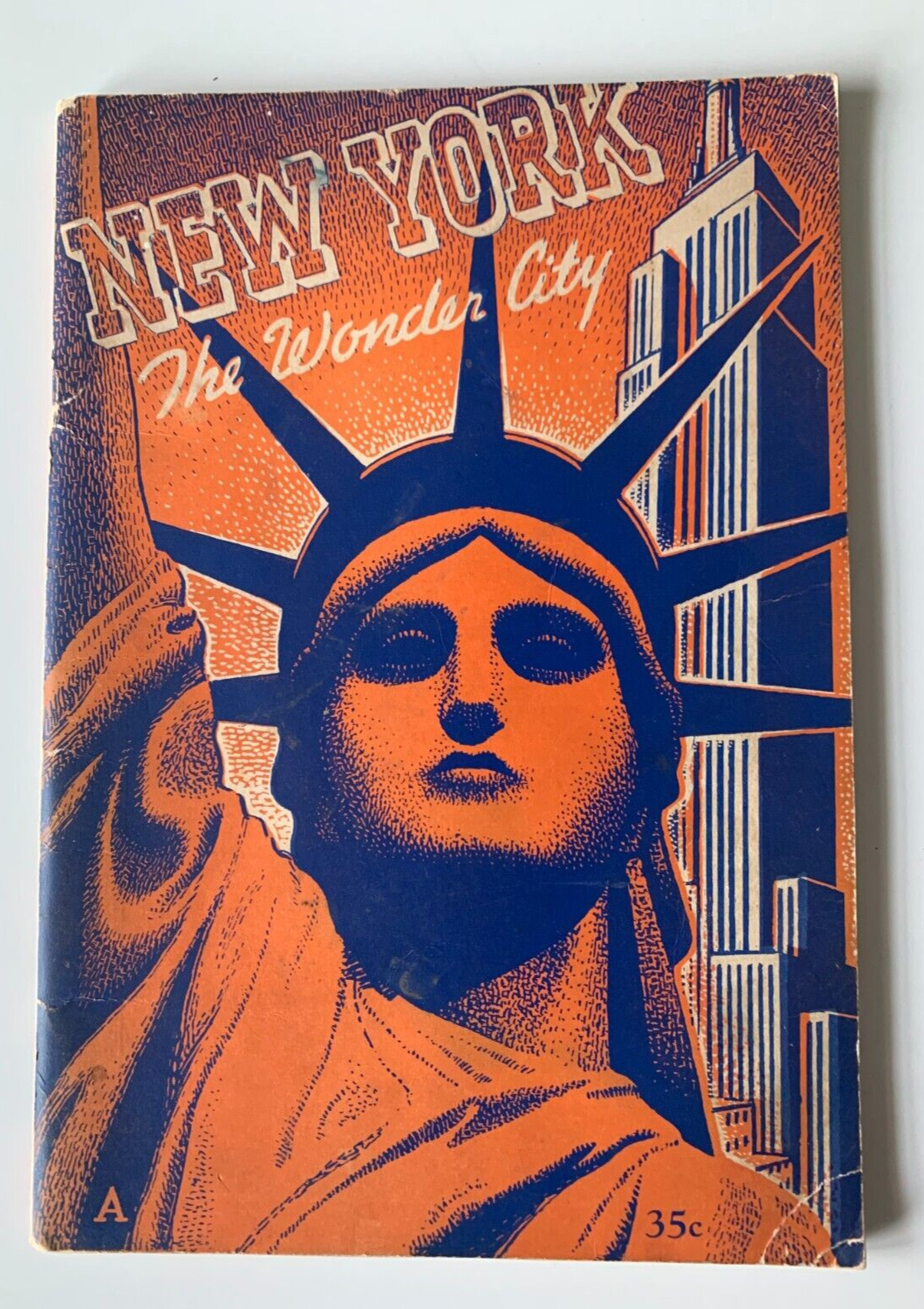 ca 1940s New York The Wonder City Illustrated Souvenir book booklet vintage NYC