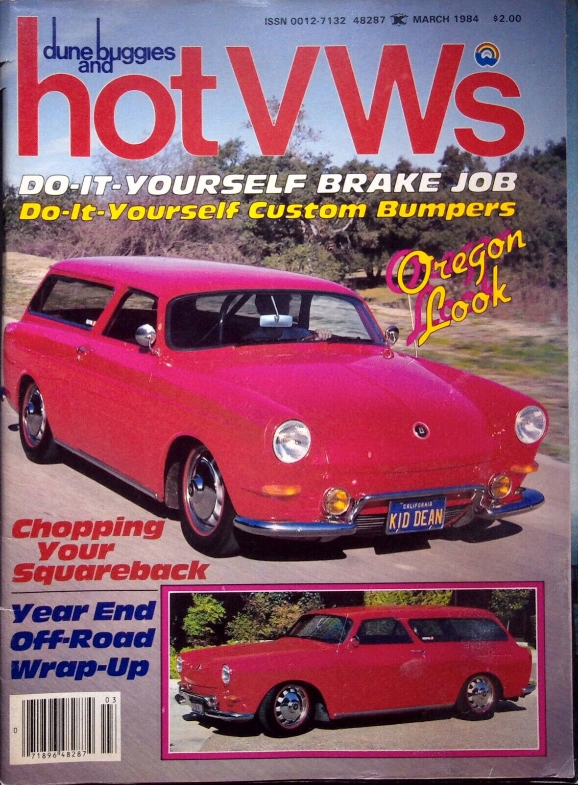 CHOPPING YOUR SQUAREBACK - HOT VW\'S MAGAZINE, VOLUME 17 NUMBER 3 MARCH 1984