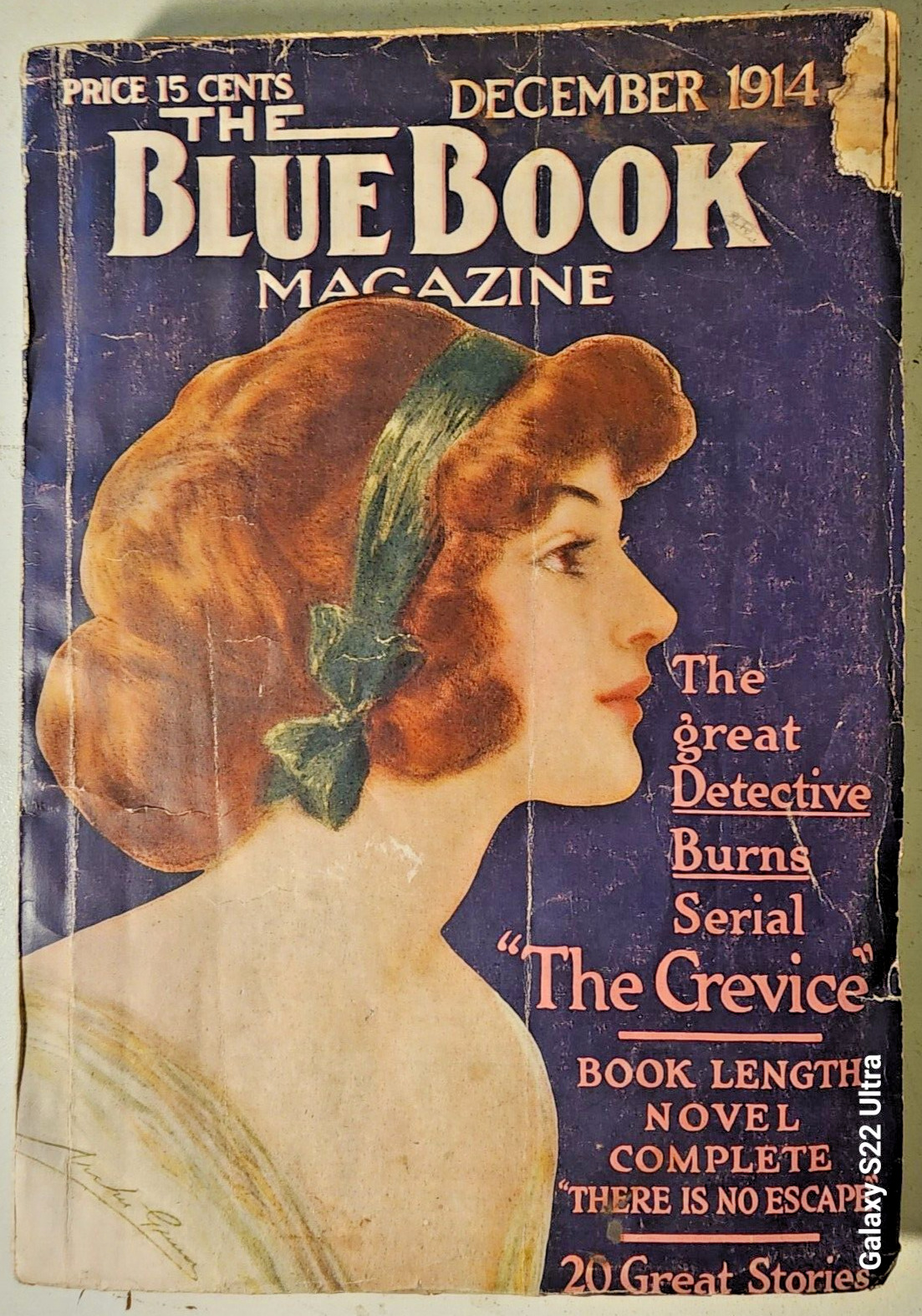 The Blue Book Magazine Pulp December 1914