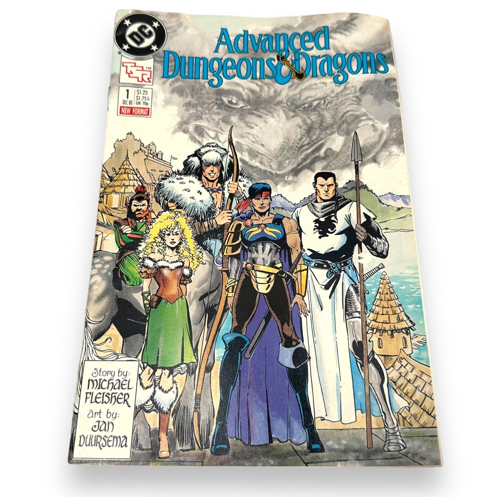 DC Advanced Dungeons & Dragons 1 Comic Book Michael Fleisher Jan Duursema Dec 88
