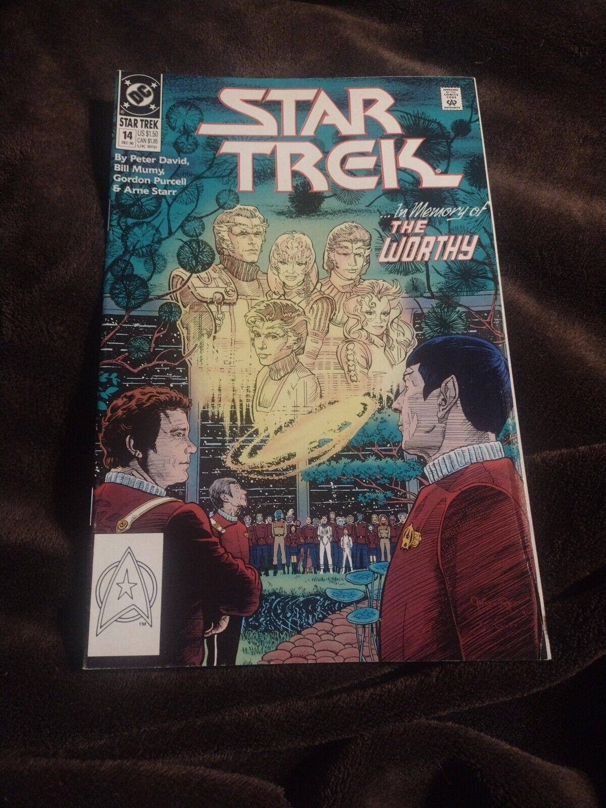 Star Trek #14 Signed by Peter David DC Comics 1990