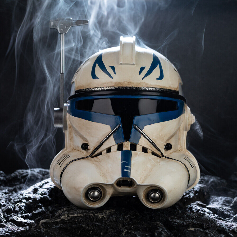 Xcoser 1:1 Star Wars Captain Rex Helmet Resin Cosplay Mask Costume Movie Replica