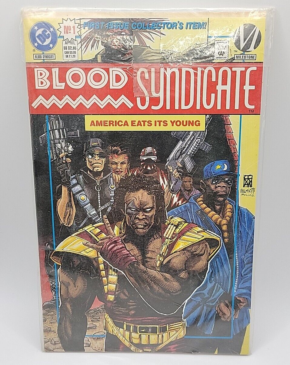 Blood Syndicate #1 April 1993 America Eats Her Young Collectors Edition DC Comic