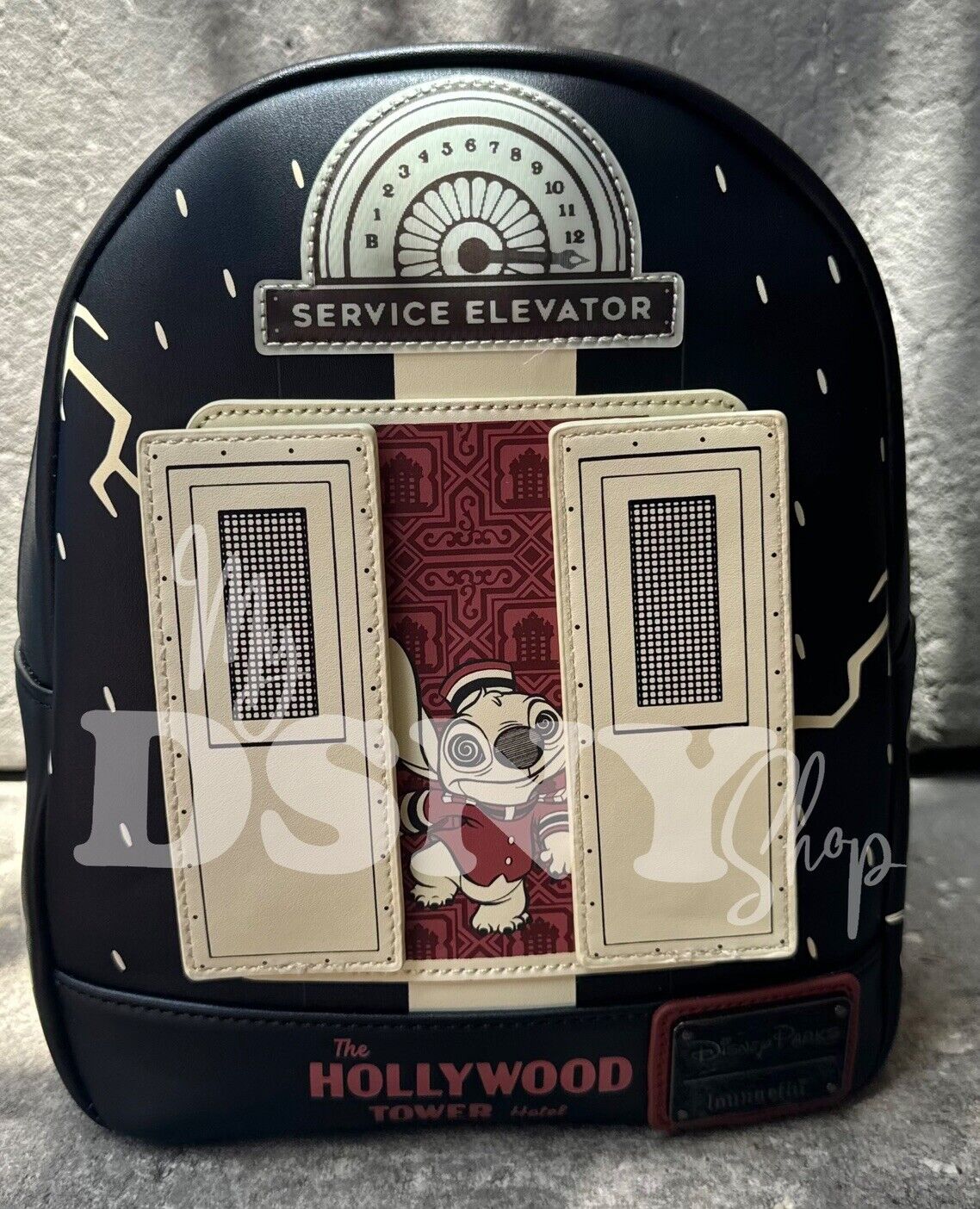 2024 Disney Parks Tower of Terror GITD Stitch Donald Mickey Loungefly Backpack