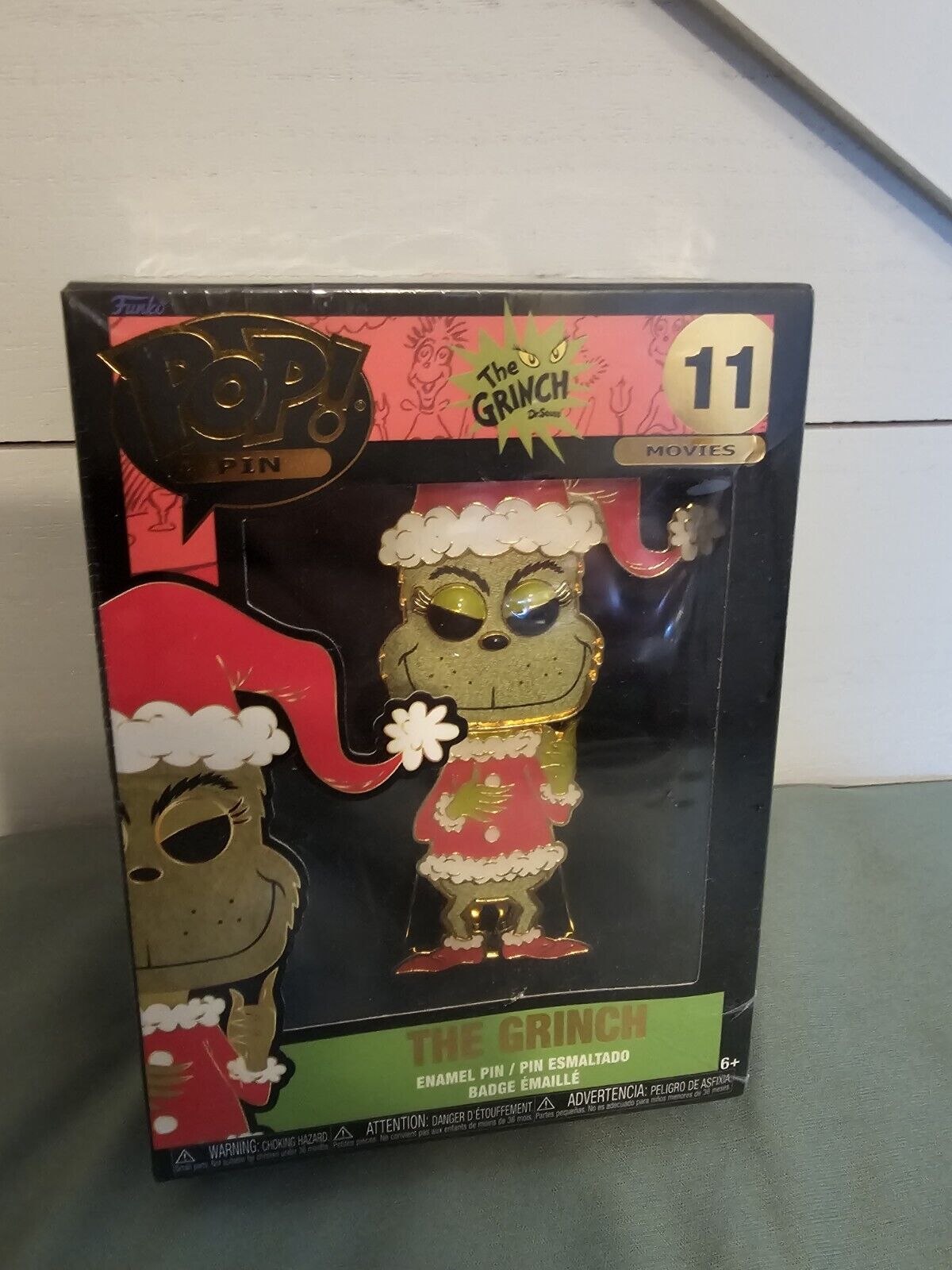 Sealed NEW Funko Pop Pin The Grinch - Christmas Grinch Figure