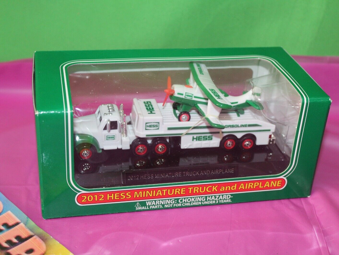 Hess 2012 Miniature Truck And Airplane Toy Set Holiday Christmas Gift