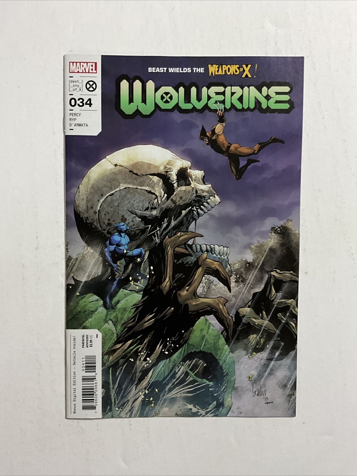 Wolverine #34 (2023) 9.4 NM Marvel High Grade Comic Book Yu Cover A Main