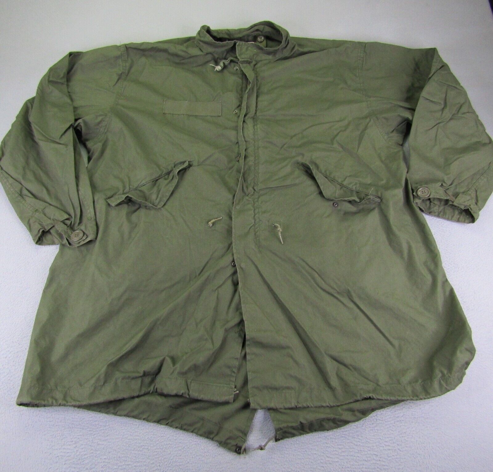 Vintage US Army Jacket Mens XL Green Parka Extreme Cold Weather 1980 Vanderbilt